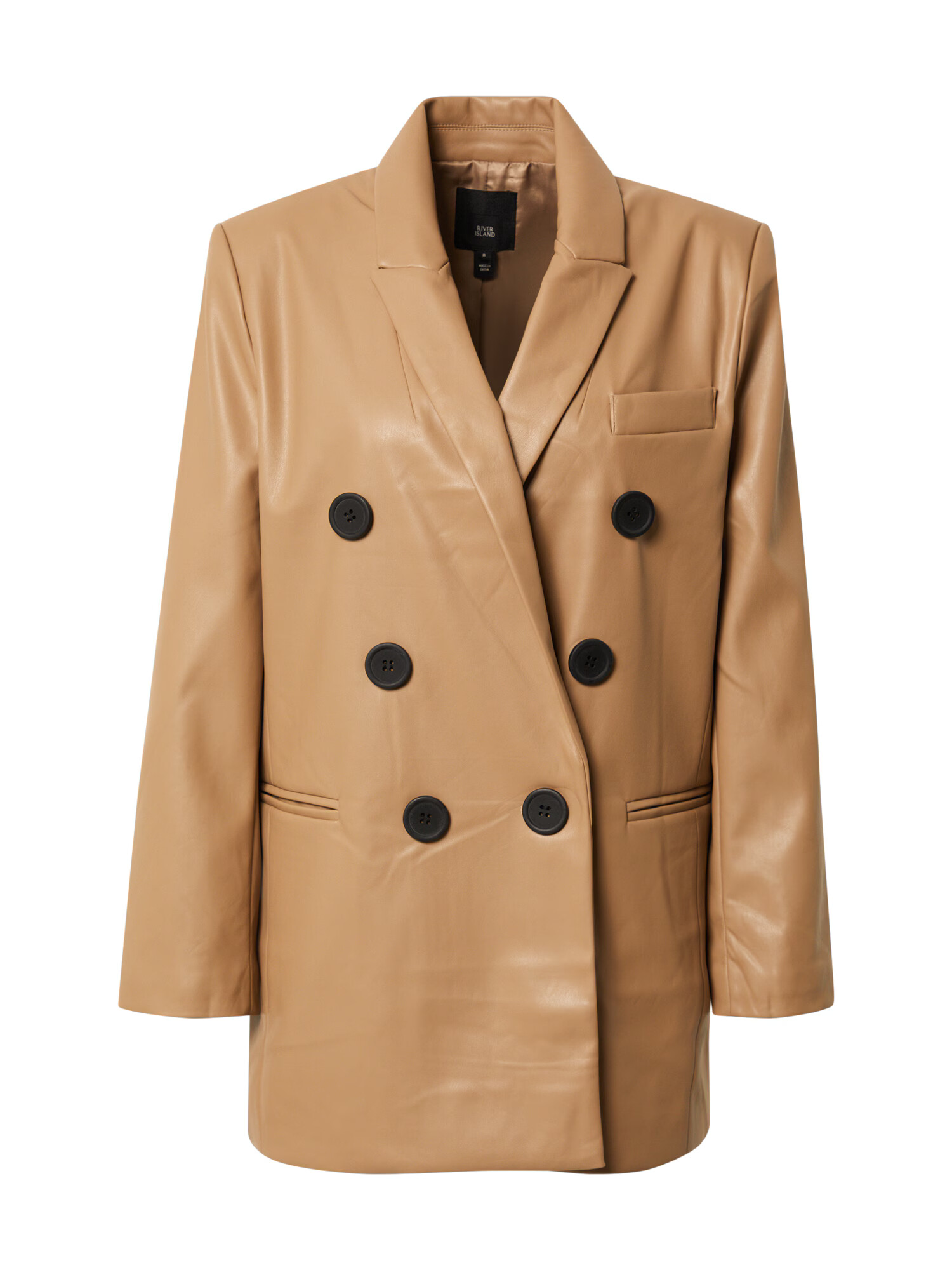 River Island Blazer svetlo rjava - Pepit.si