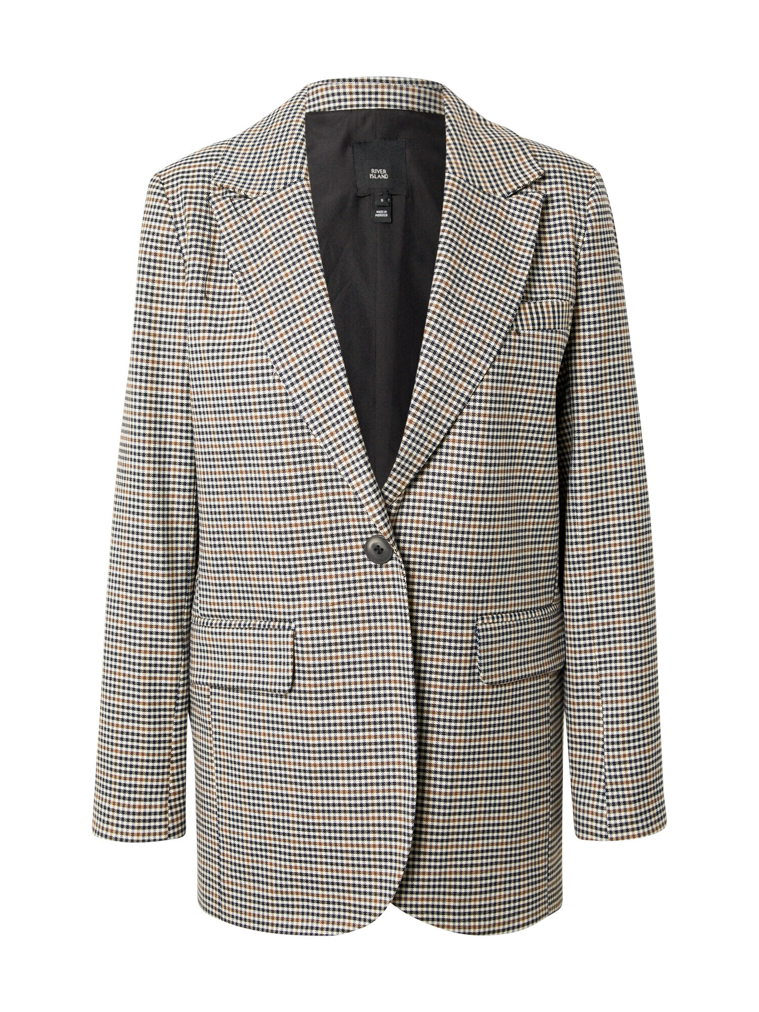 River Island Blazer svetlo rjava / bež / črna - Pepit.si