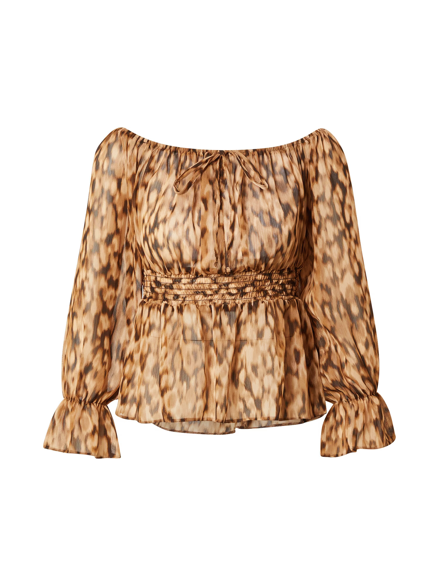 River Island Bluza karamel / svetlo rjava / temno rjava - Pepit.si