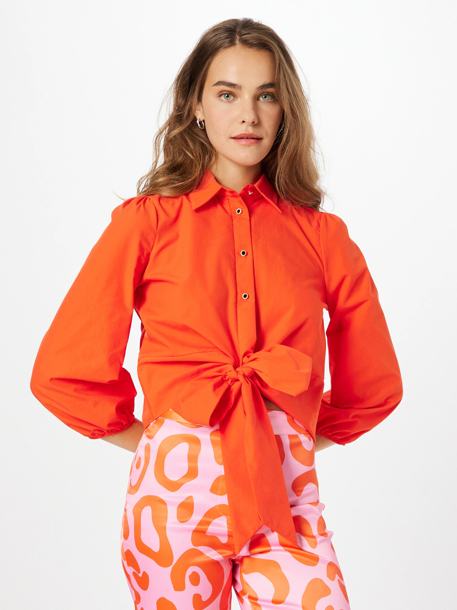 River Island Bluza oranžno rdeča - Pepit.si