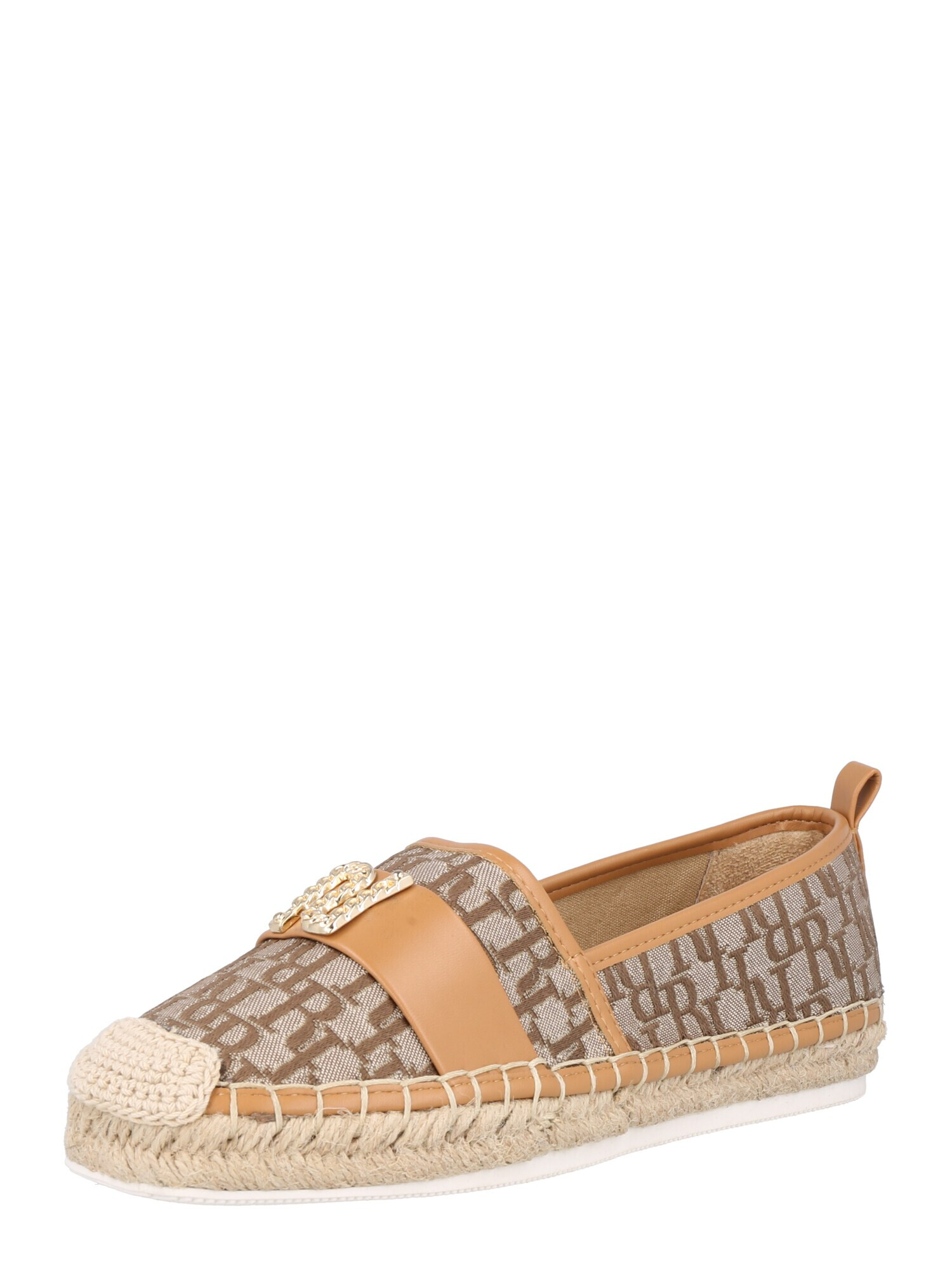 River Island Espadrile chamois / karamel / bela - Pepit.si