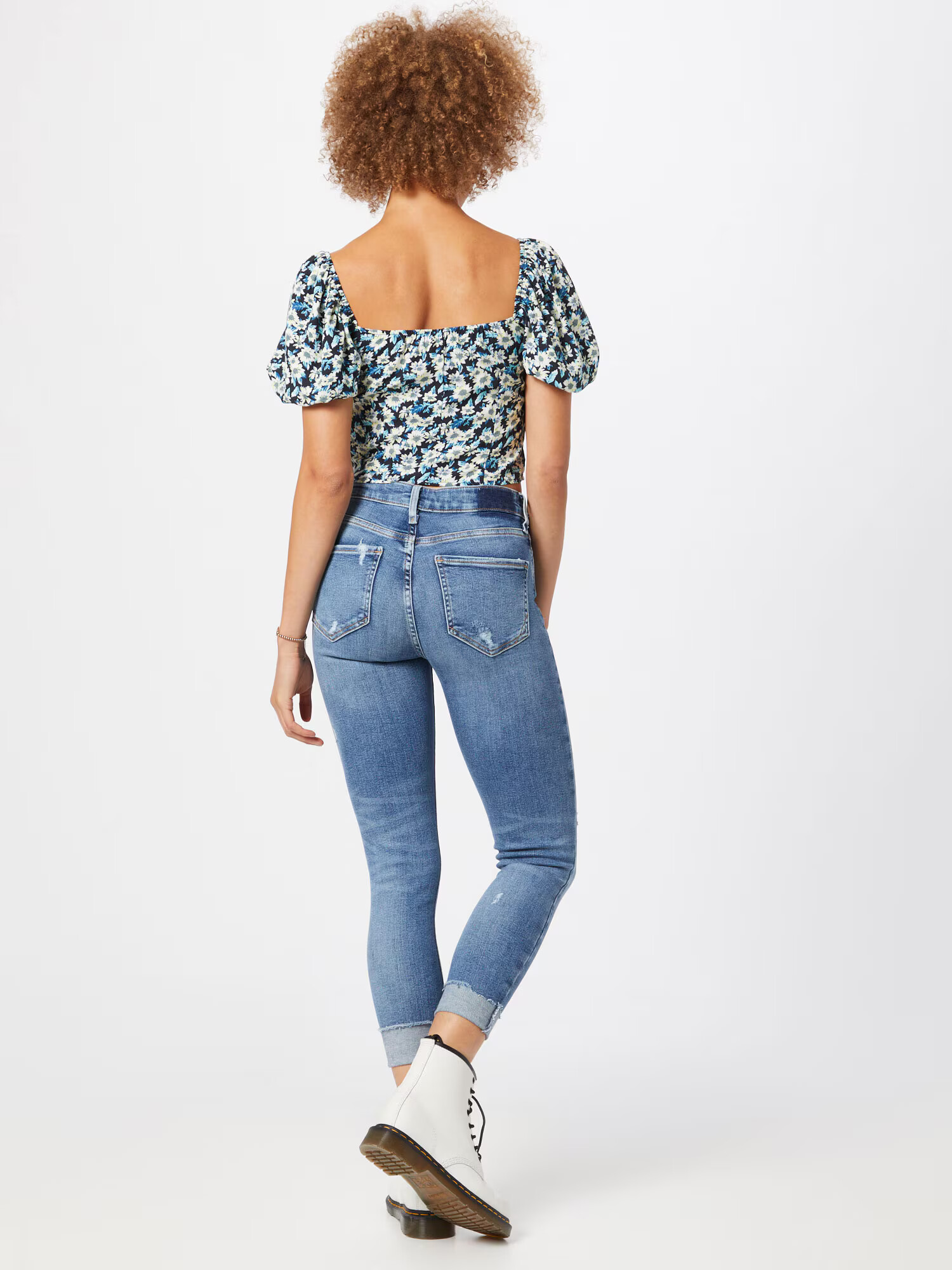 River Island Kavbojke 'Amelie' moder denim - Pepit.si