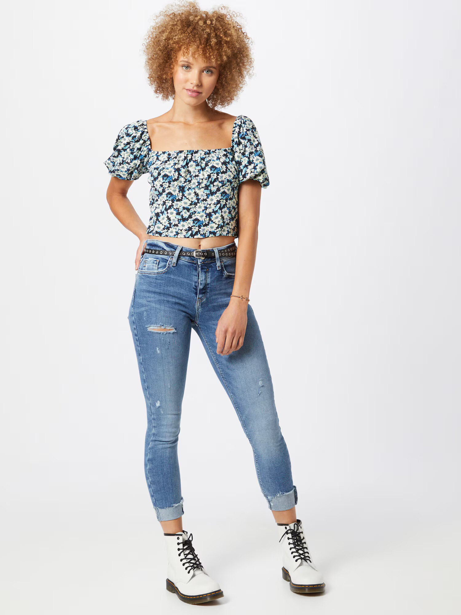 River Island Kavbojke 'Amelie' moder denim - Pepit.si