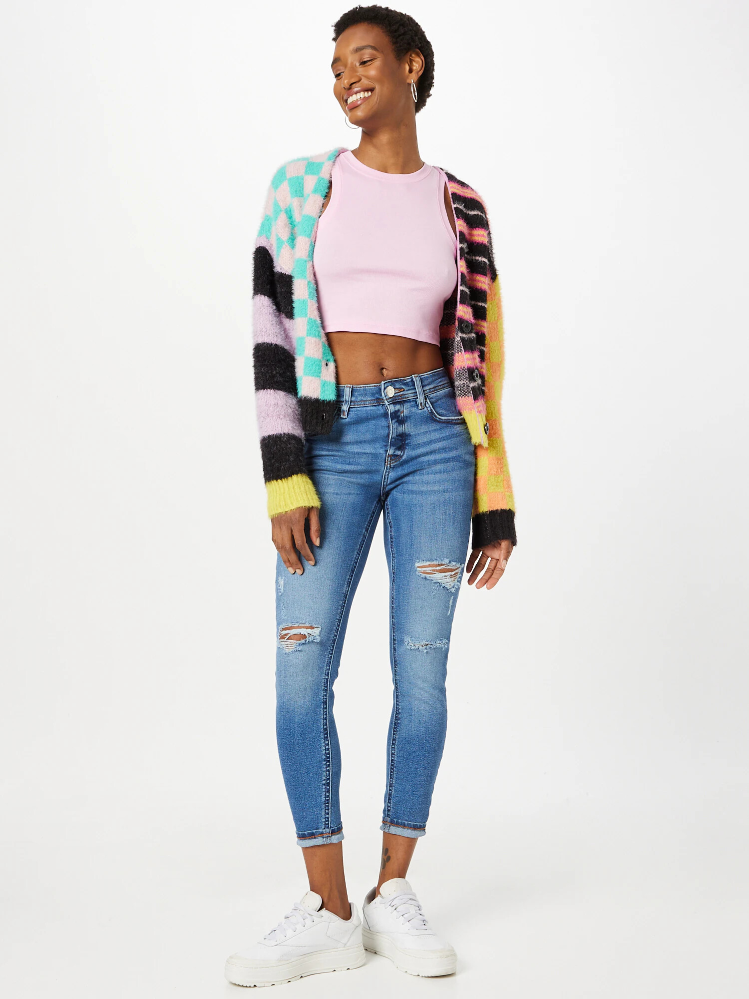 River Island Kavbojke 'AVERY' moder denim - Pepit.si