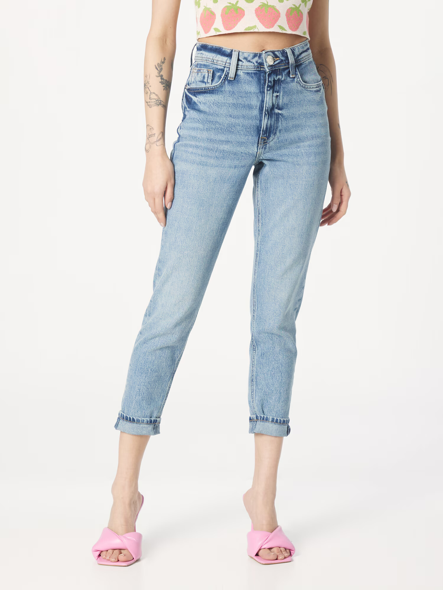 River Island Kavbojke 'CAMILLA' moder denim - Pepit.si