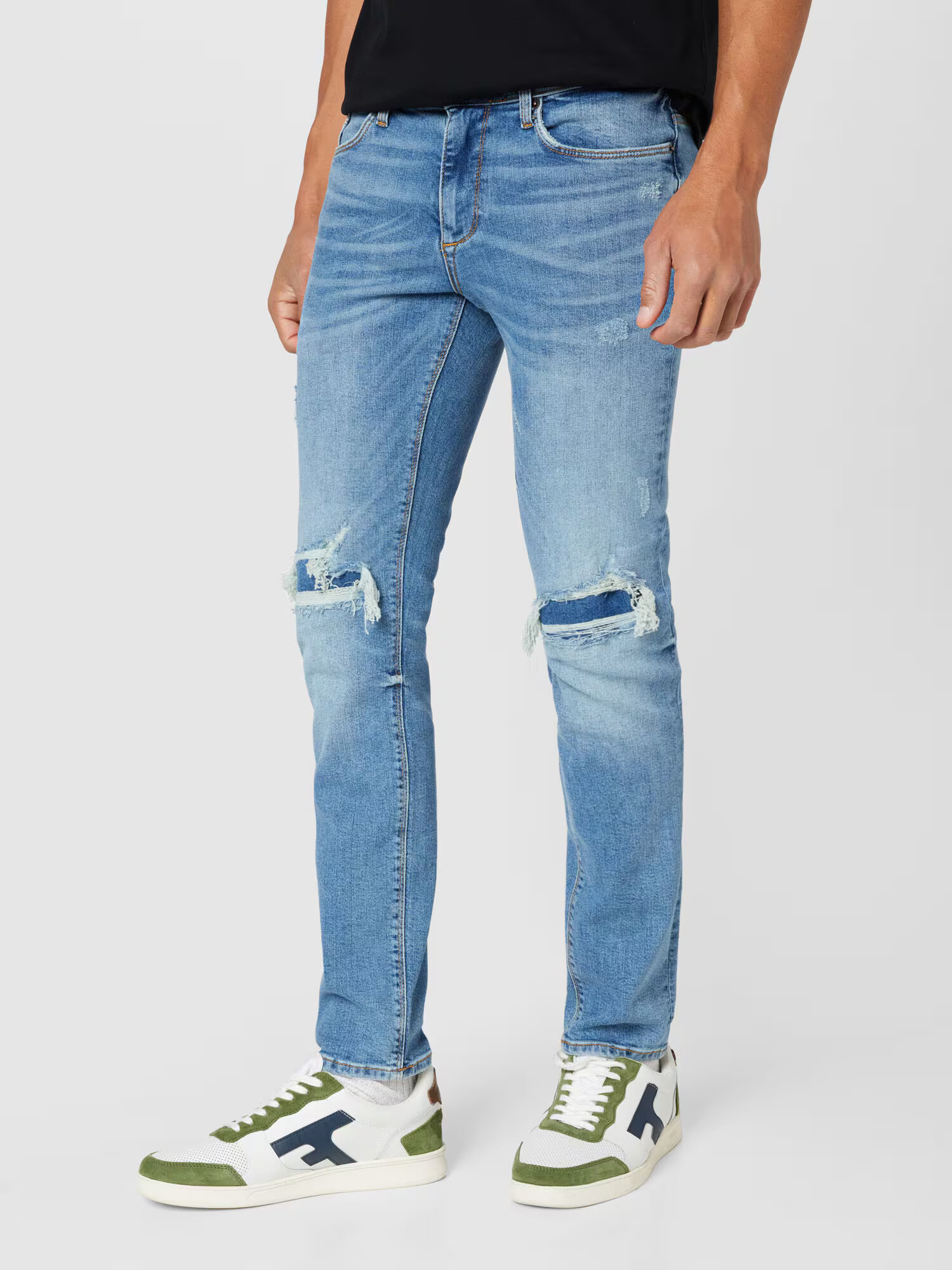 River Island Kavbojke 'ELLIOT' moder denim - Pepit.si