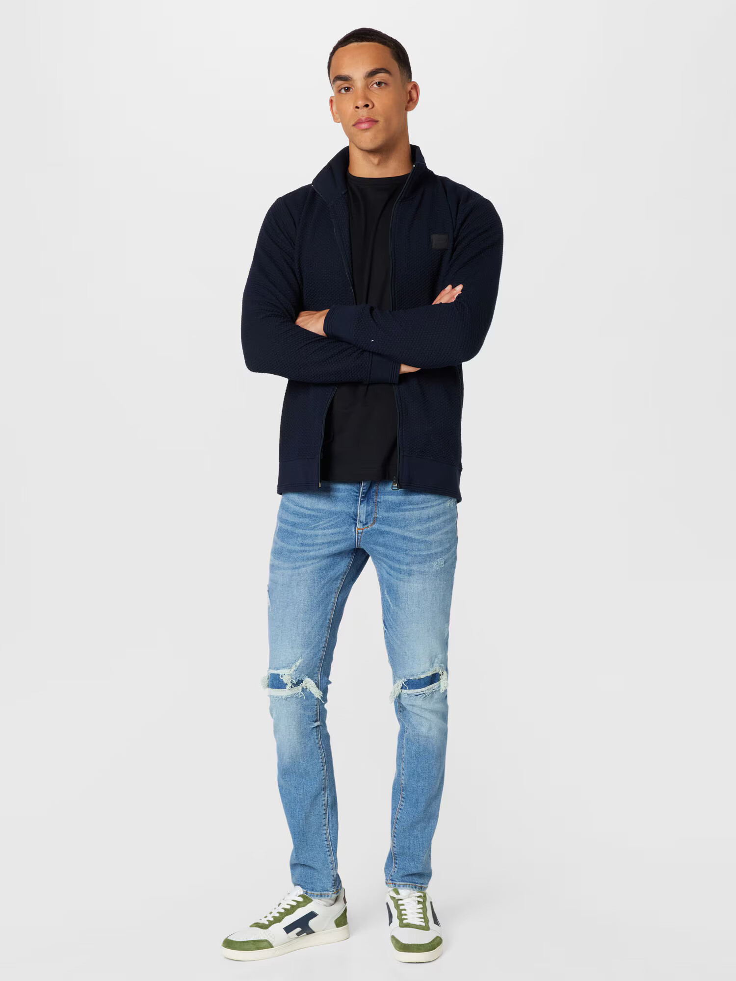 River Island Kavbojke 'ELLIOT' moder denim - Pepit.si