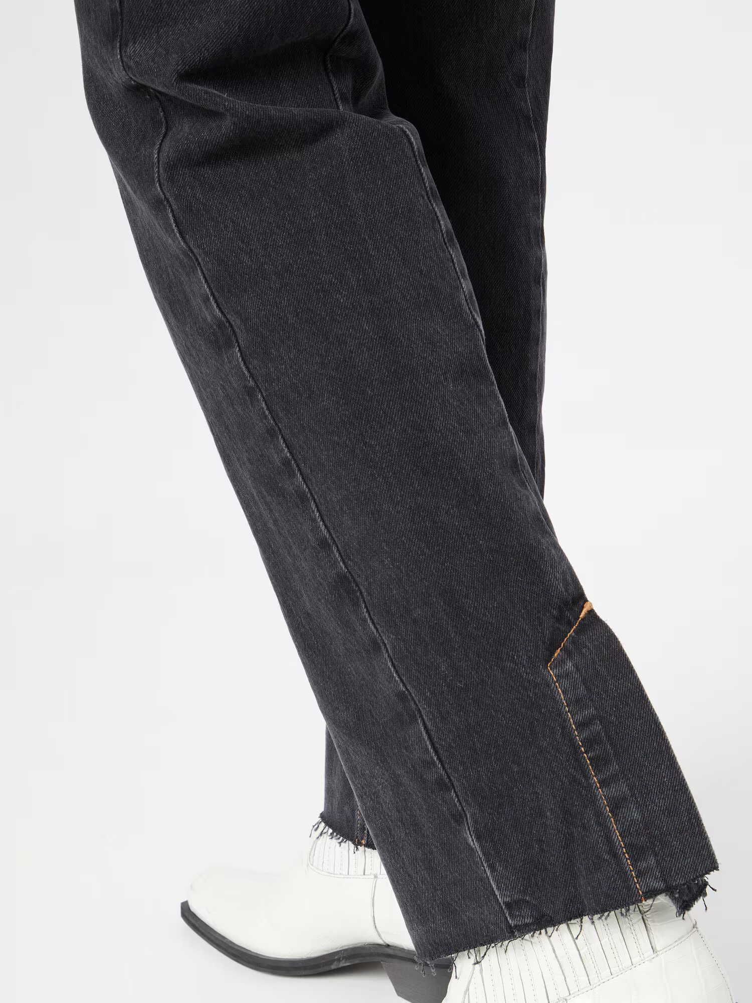 River Island Kavbojke 'GILLIAN' siv denim - Pepit.si