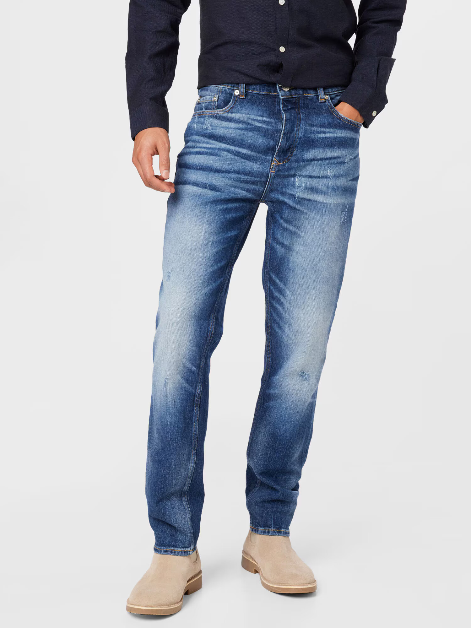 River Island Kavbojke moder denim - Pepit.si