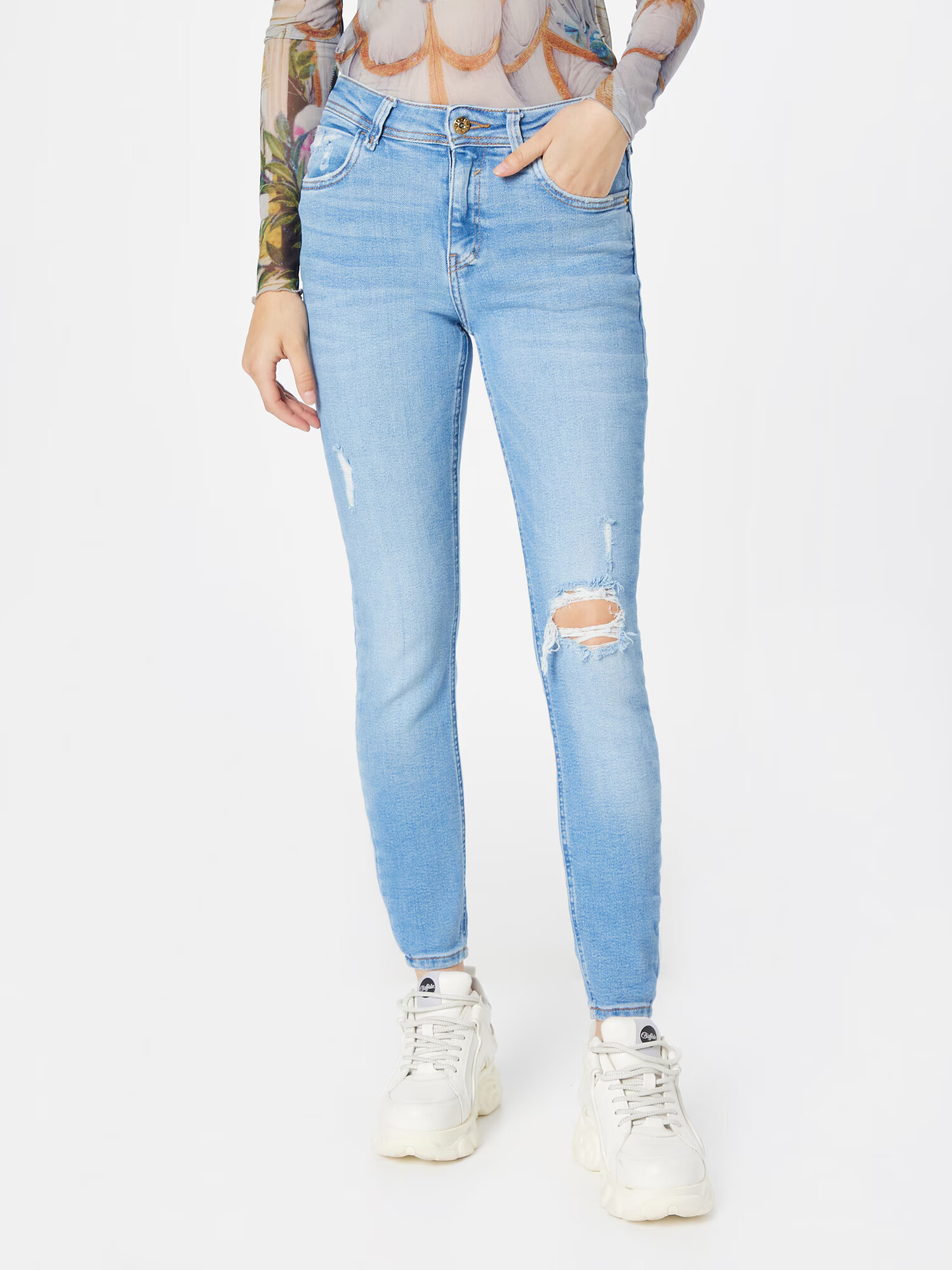 River Island Kavbojke moder denim - Pepit.si