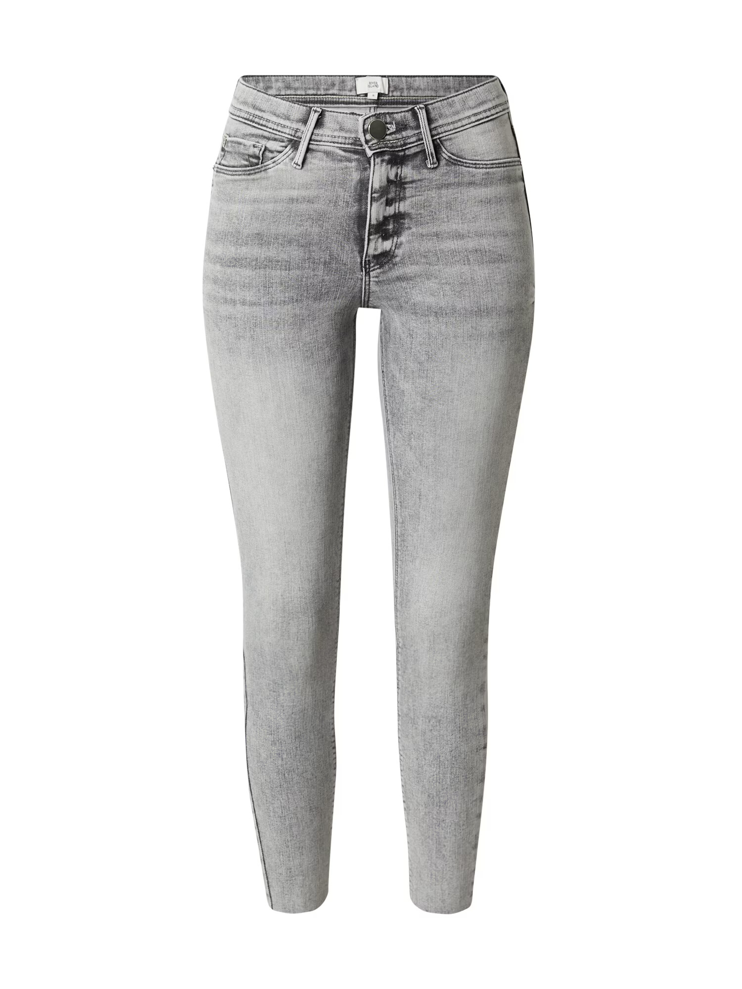 River Island Kavbojke 'MOLLY' siv denim - Pepit.si