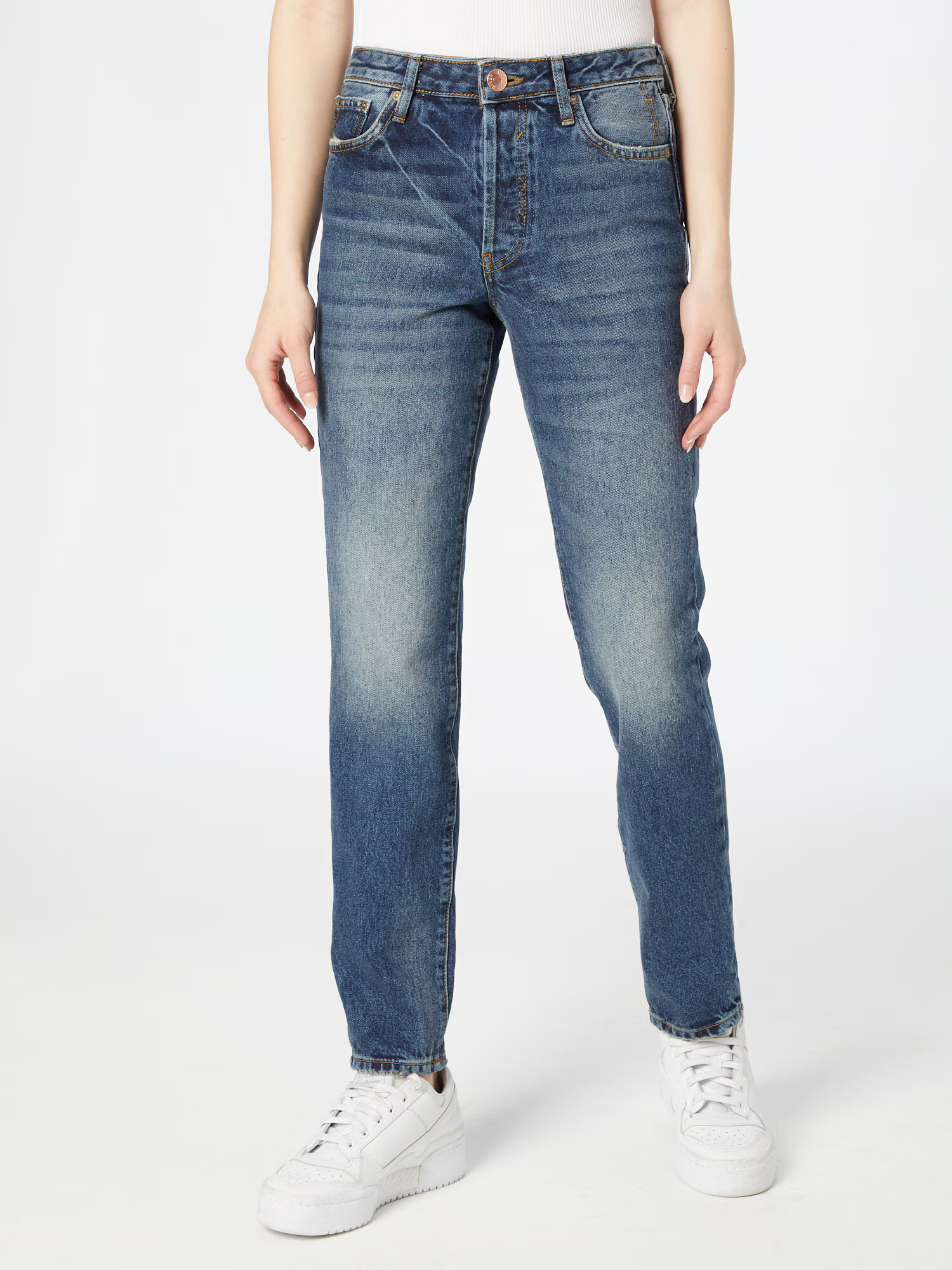 River Island Kavbojke 'MR STRAIGHT COLBY' moder denim - Pepit.si