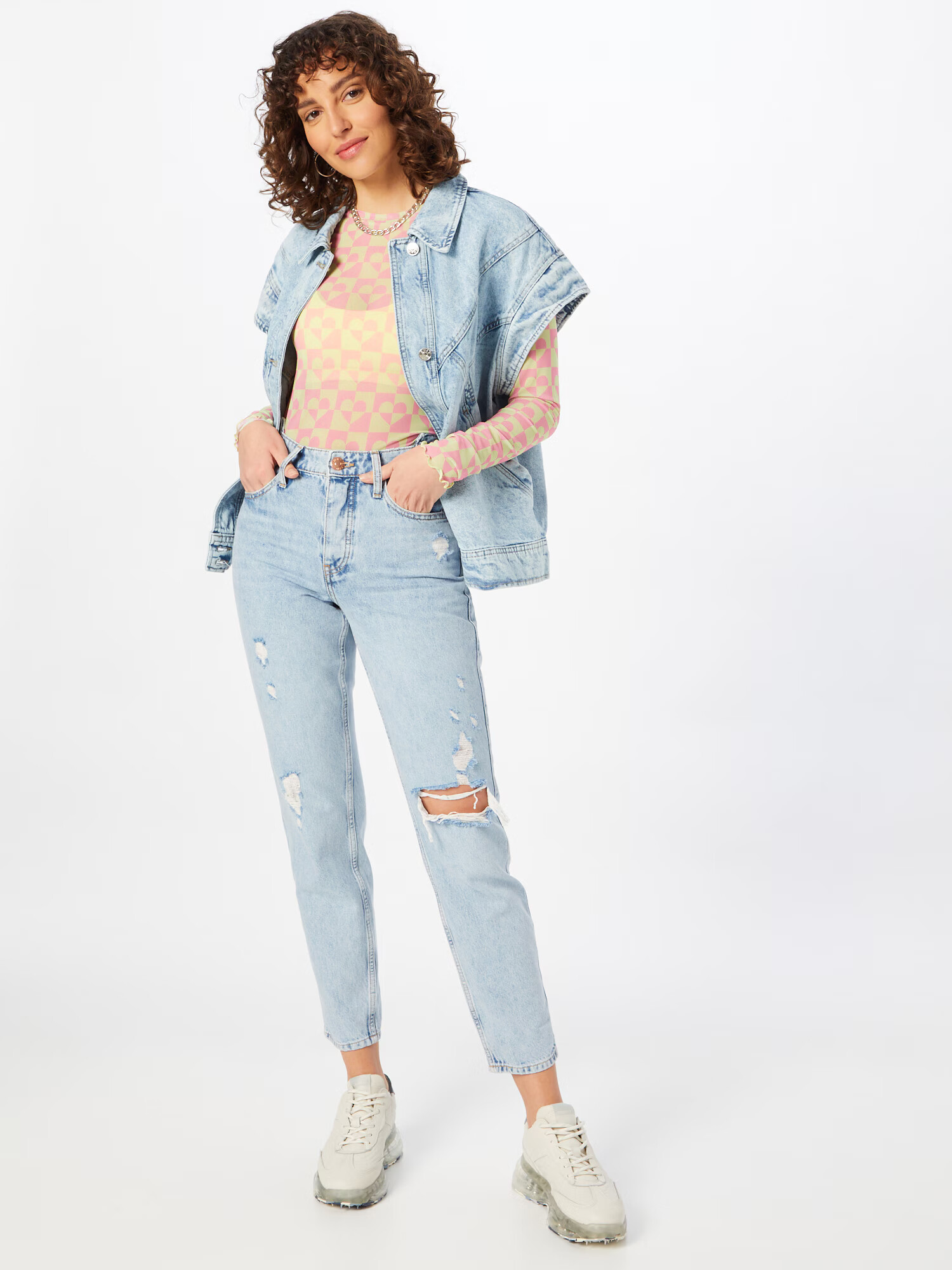 River Island Kavbojke 'REWORK CECE' moder denim - Pepit.si