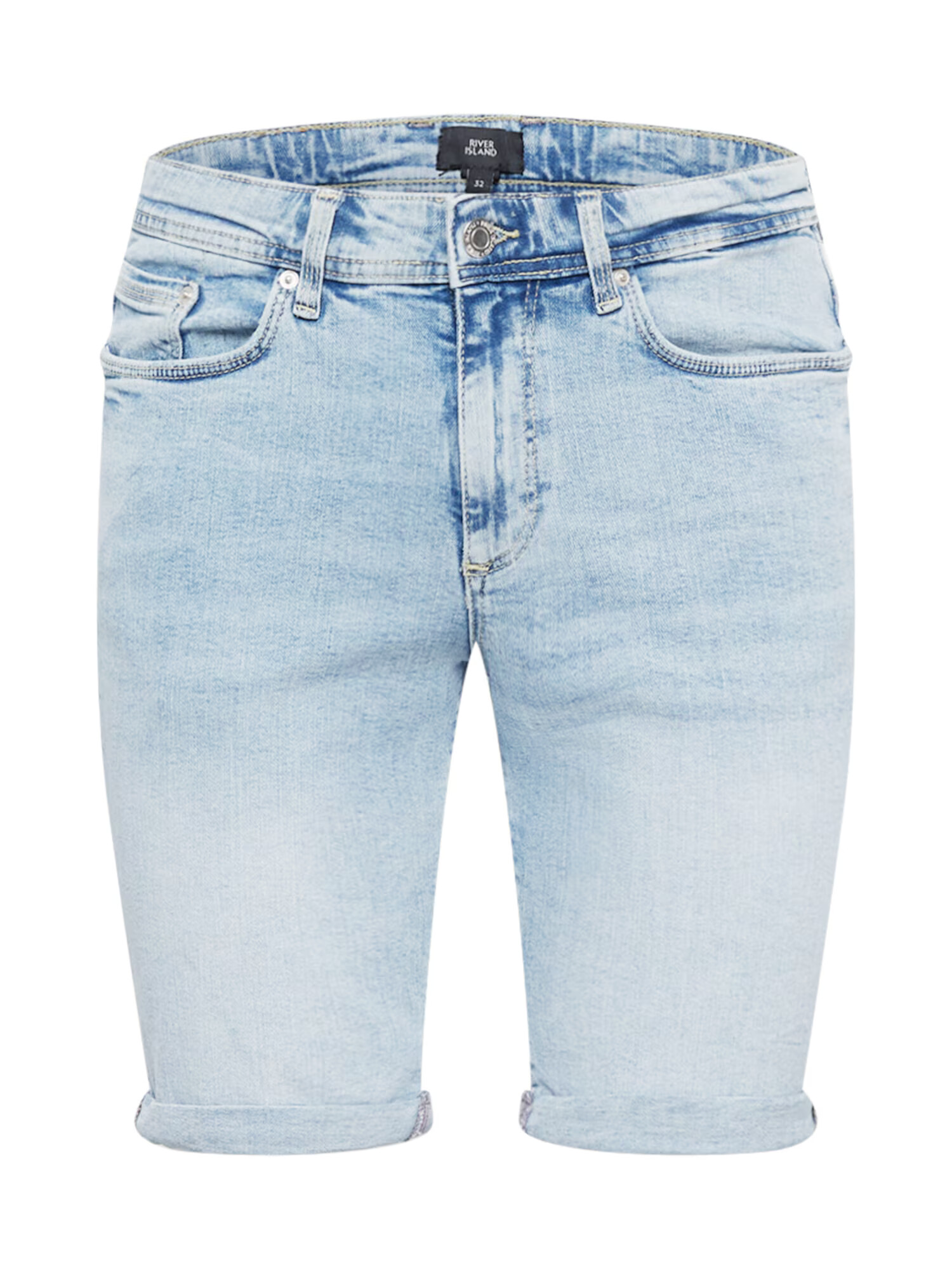 River Island Kavbojke 'SHAGGY' moder denim - Pepit.si