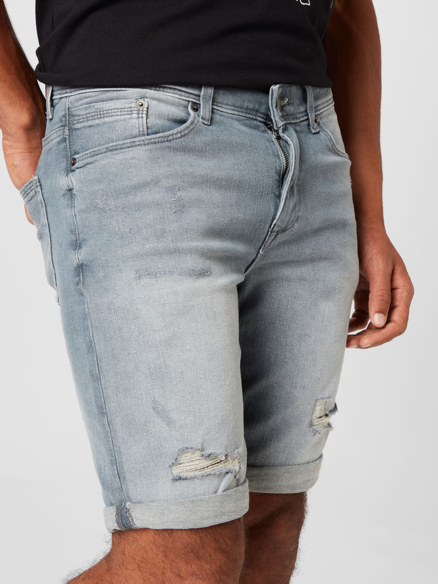 River Island Kavbojke siv denim - Pepit.si