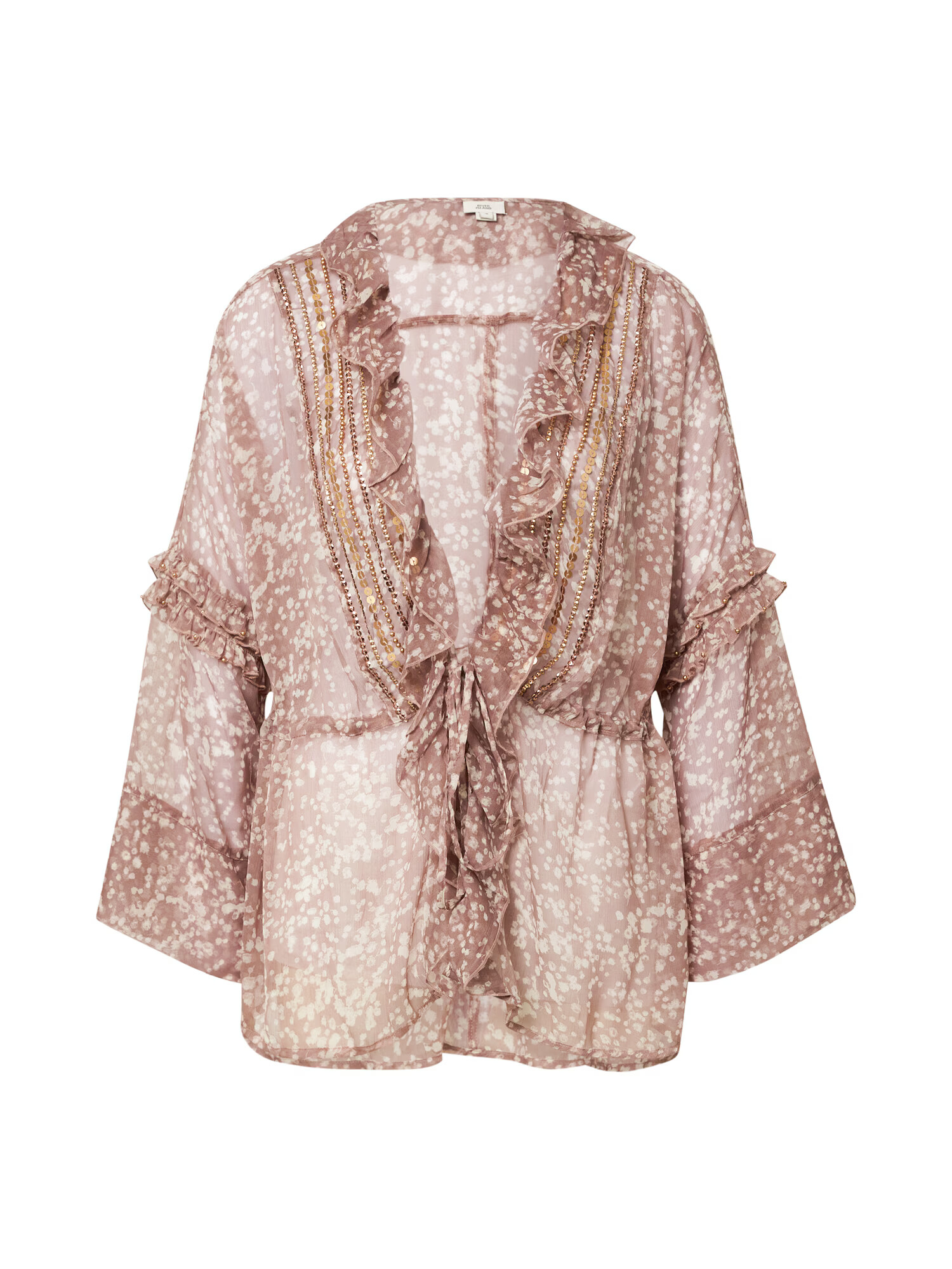 River Island Kimono bež / rjasto rjava / bronasta - Pepit.si