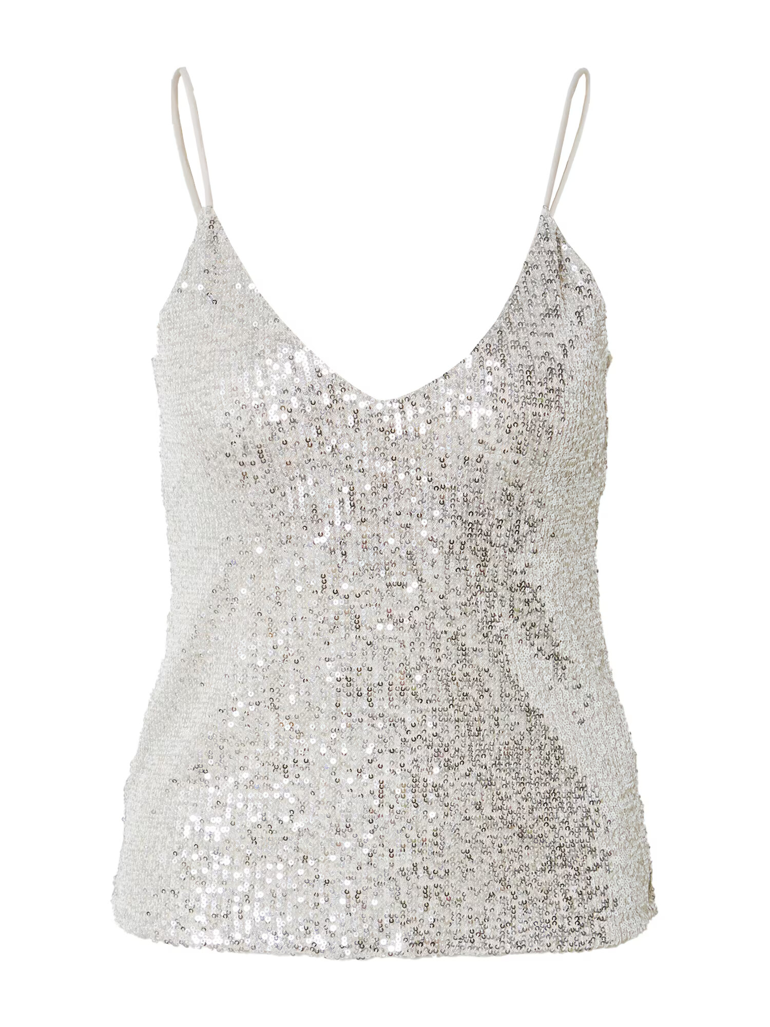 River Island Top 'CAMI' srebrna - Pepit.si