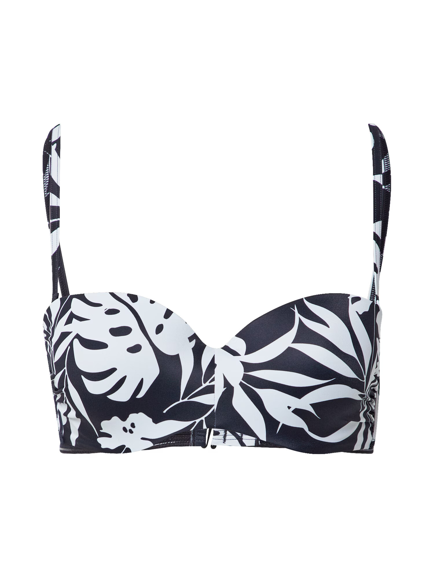 ROXY Bikini zgornji del 'LOVE THE BEACH' antracit / bela - Pepit.si