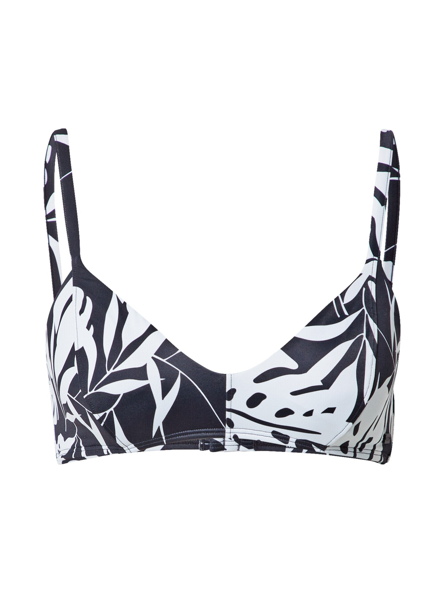 ROXY Bikini zgornji del 'LOVE THE PERFECT' antracit / bela - Pepit.si