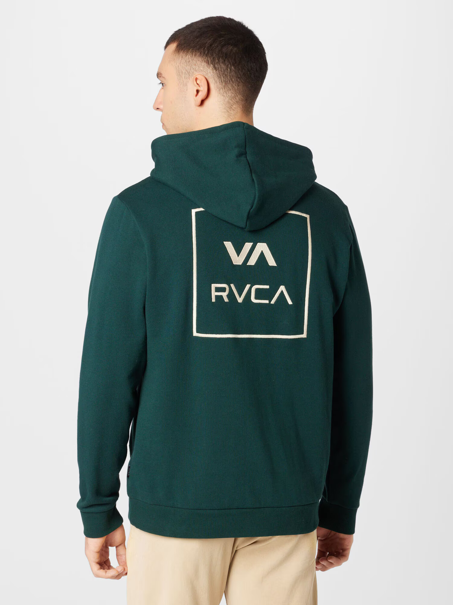 RVCA Majica petrol / bela - Pepit.si