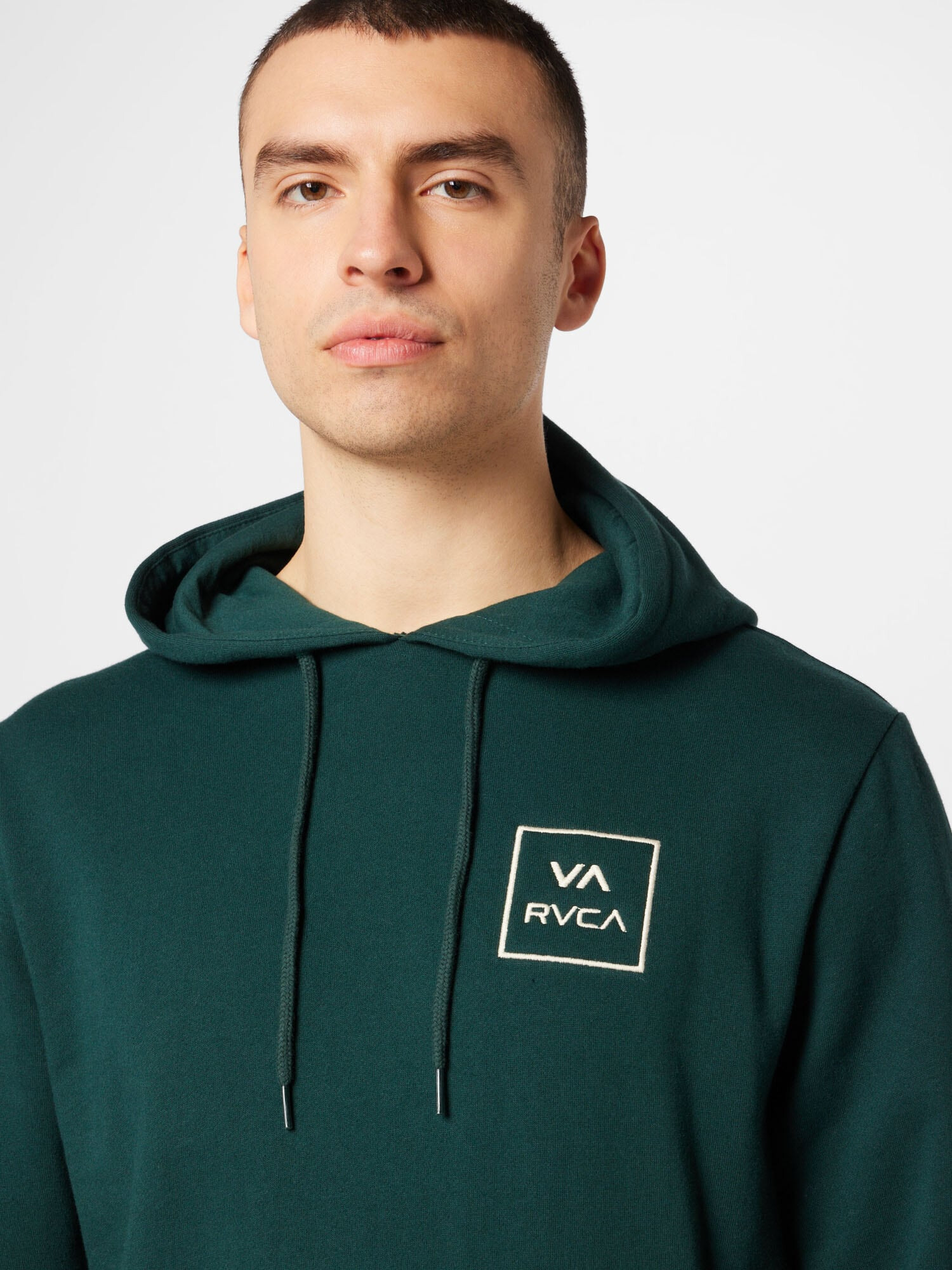 RVCA Majica petrol / bela - Pepit.si