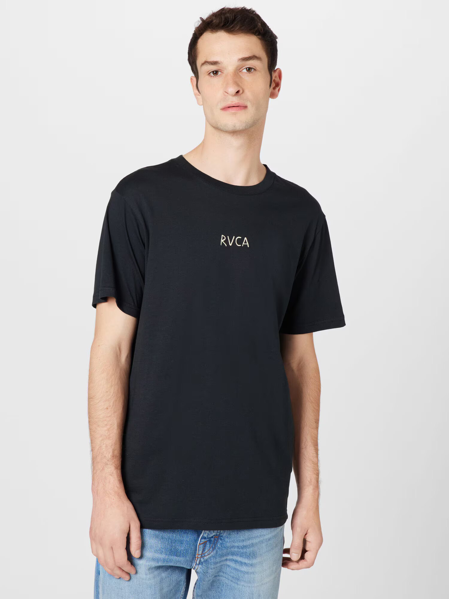 RVCA Majica 'STORKS' črna / bela - Pepit.si