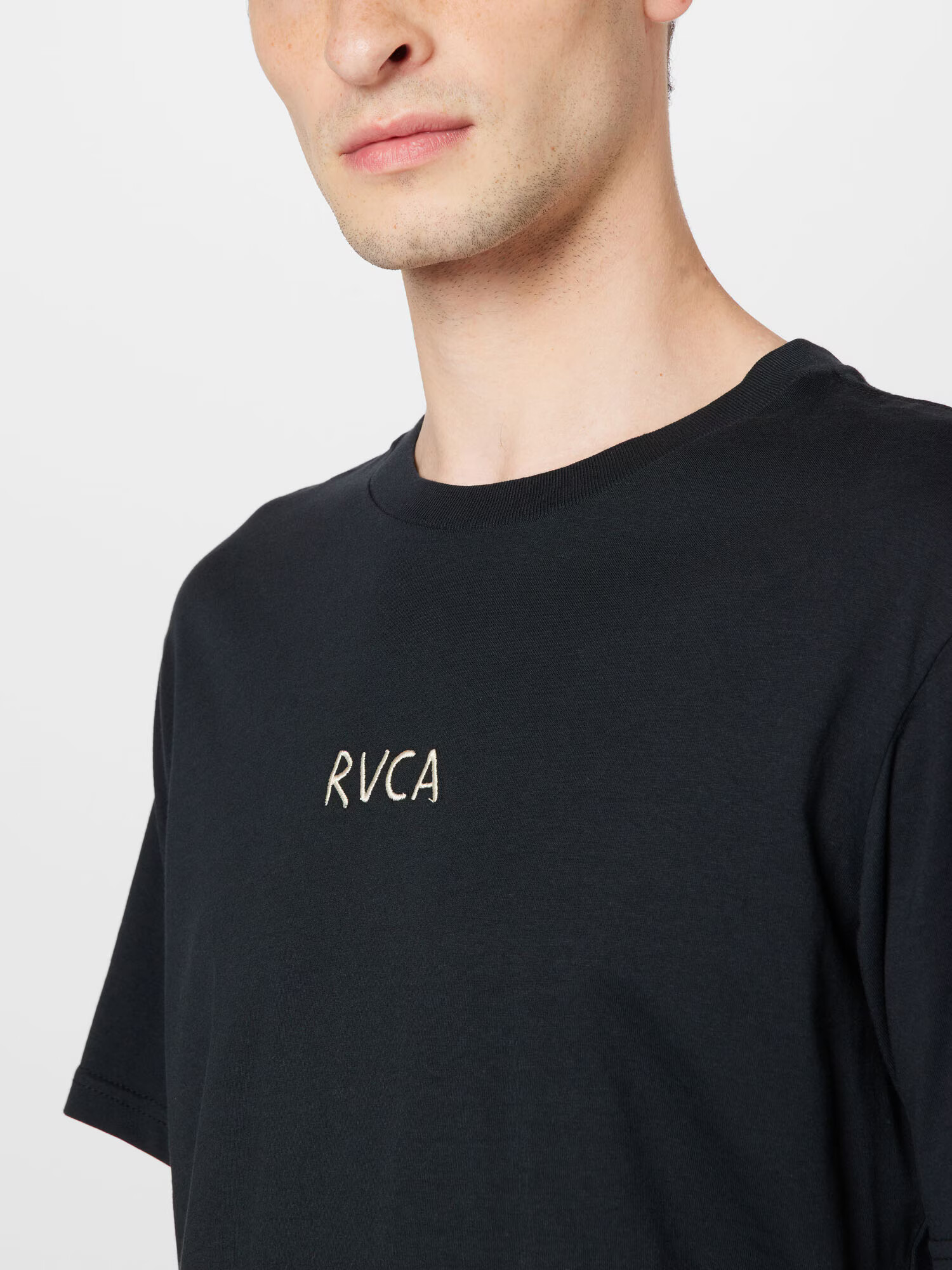 RVCA Majica 'STORKS' črna / bela - Pepit.si