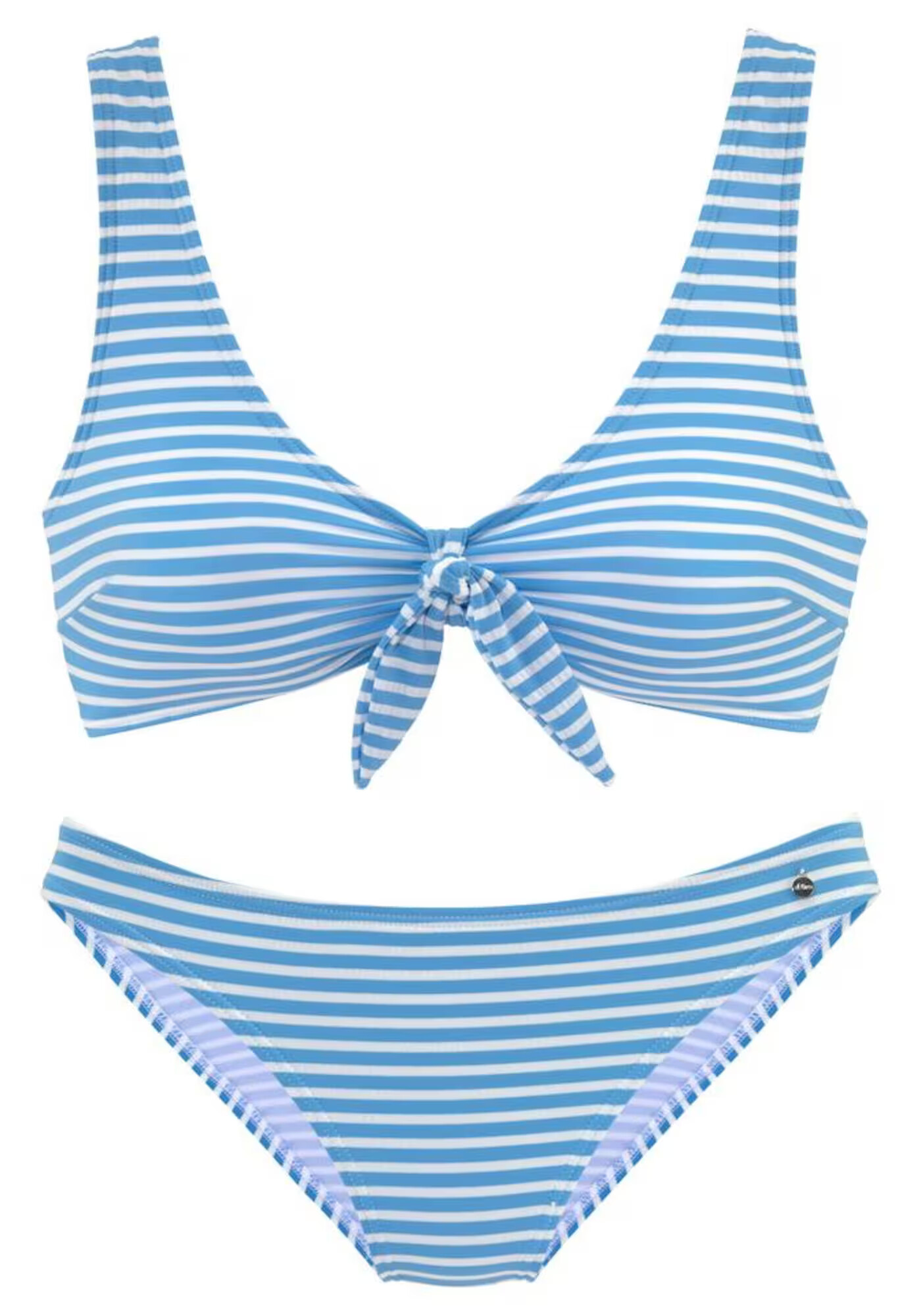 s.Oliver Bikini svetlo modra / bela - Pepit.si