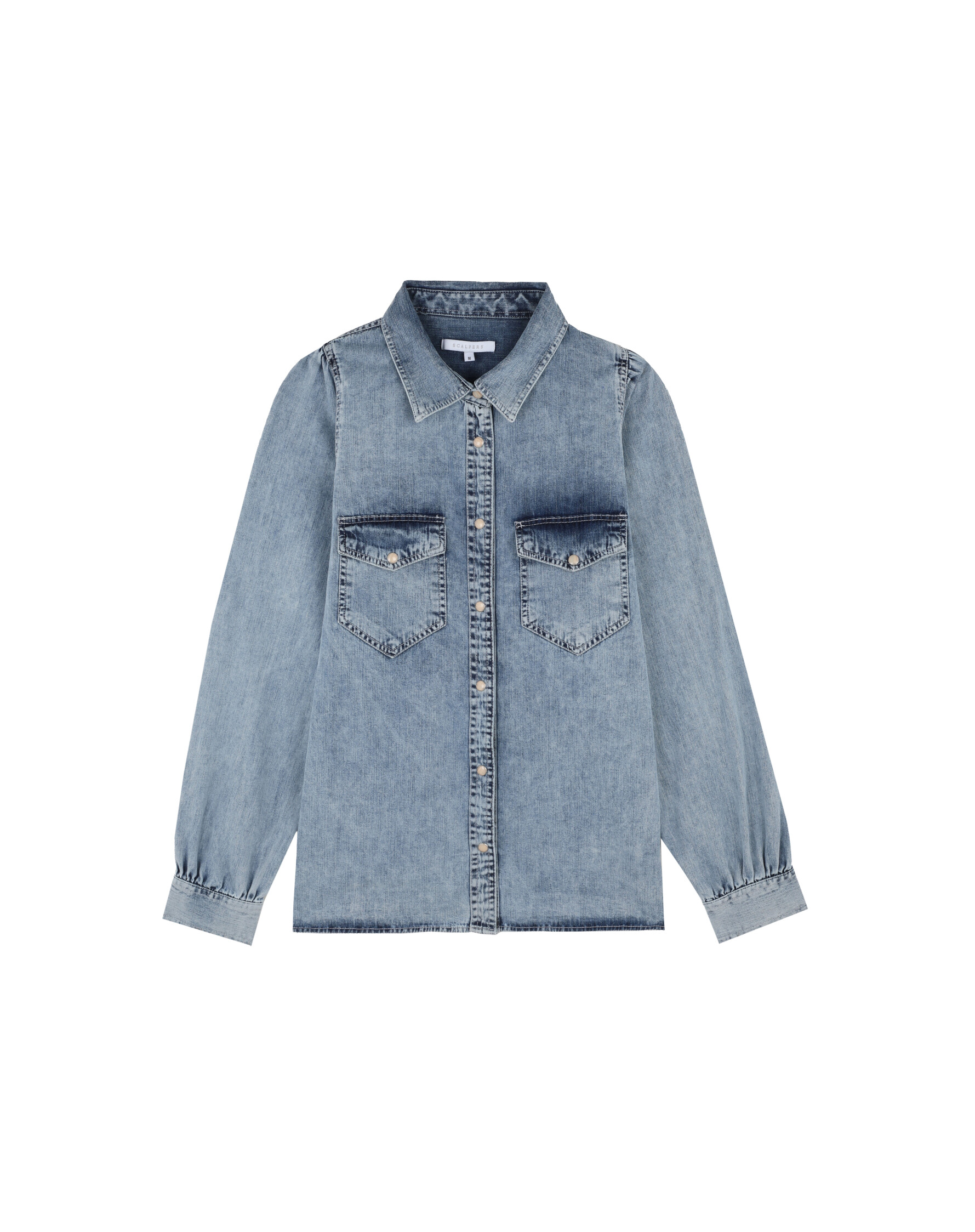 Scalpers Bluza moder denim - Pepit.si