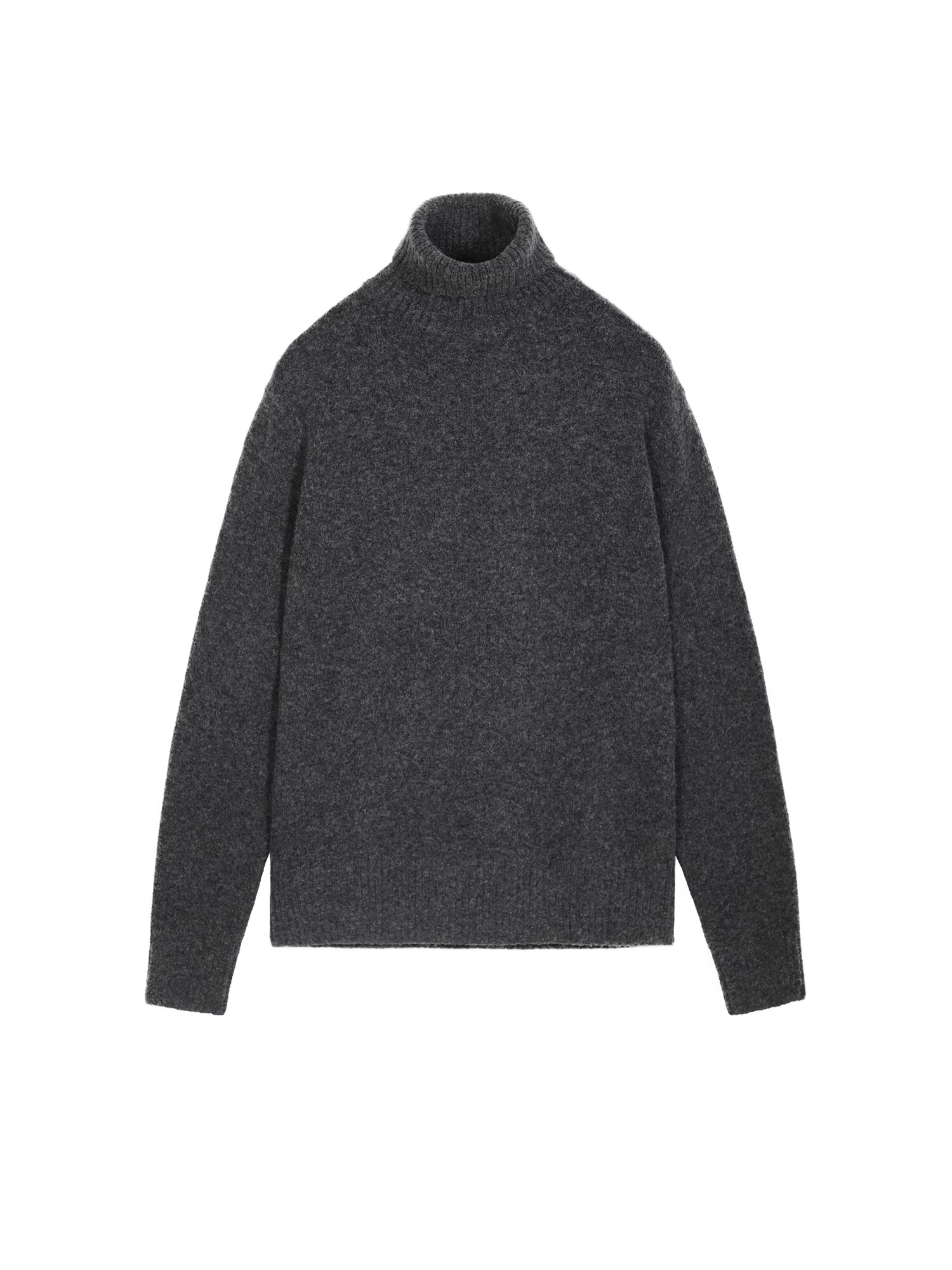 Scalpers Pullover 'Joe Roll Neck' antracit / temno siva / pegasto siva - Pepit.si