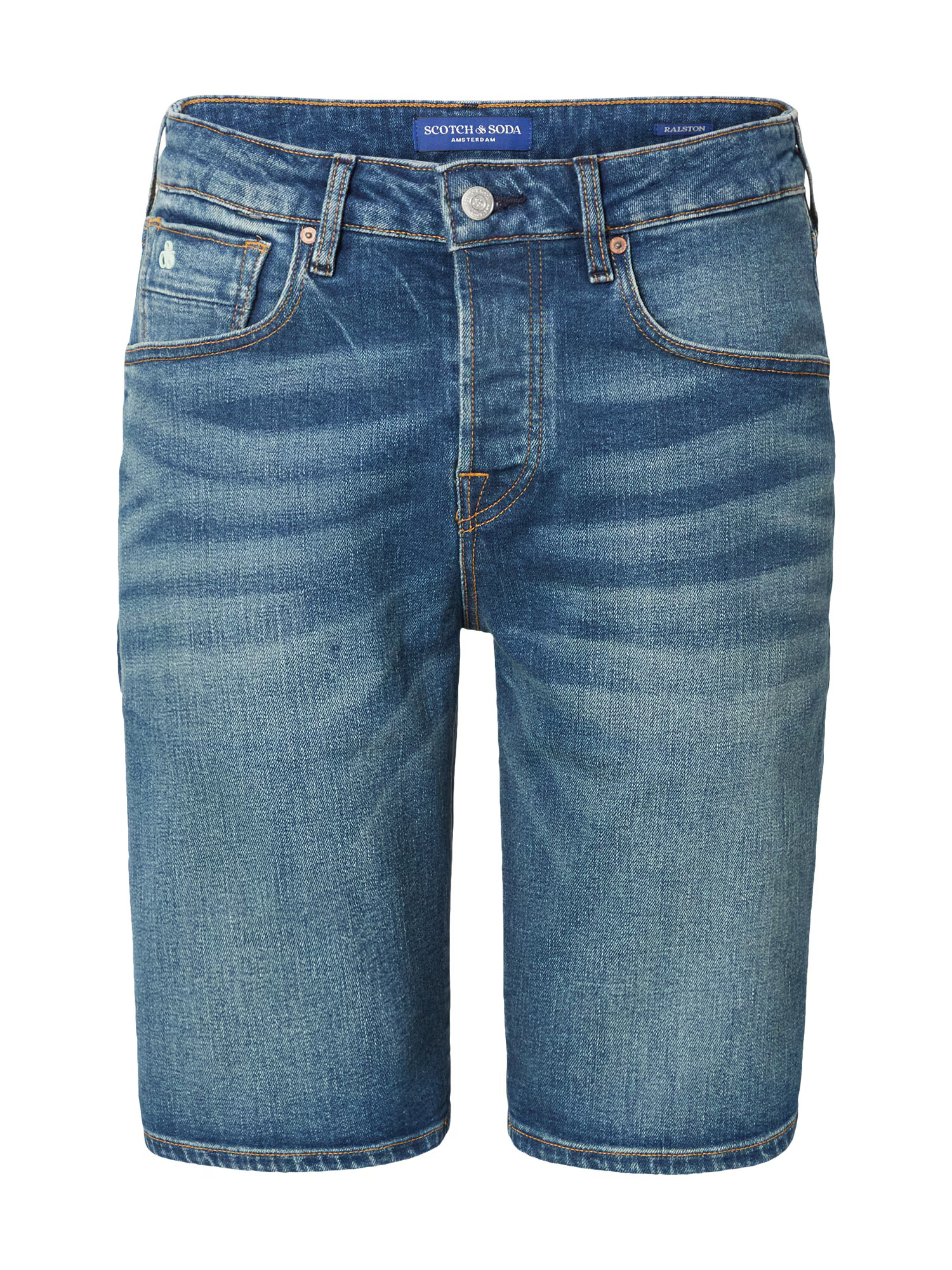 SCOTCH & SODA Kavbojke 'Ralston' moder denim - Pepit.si