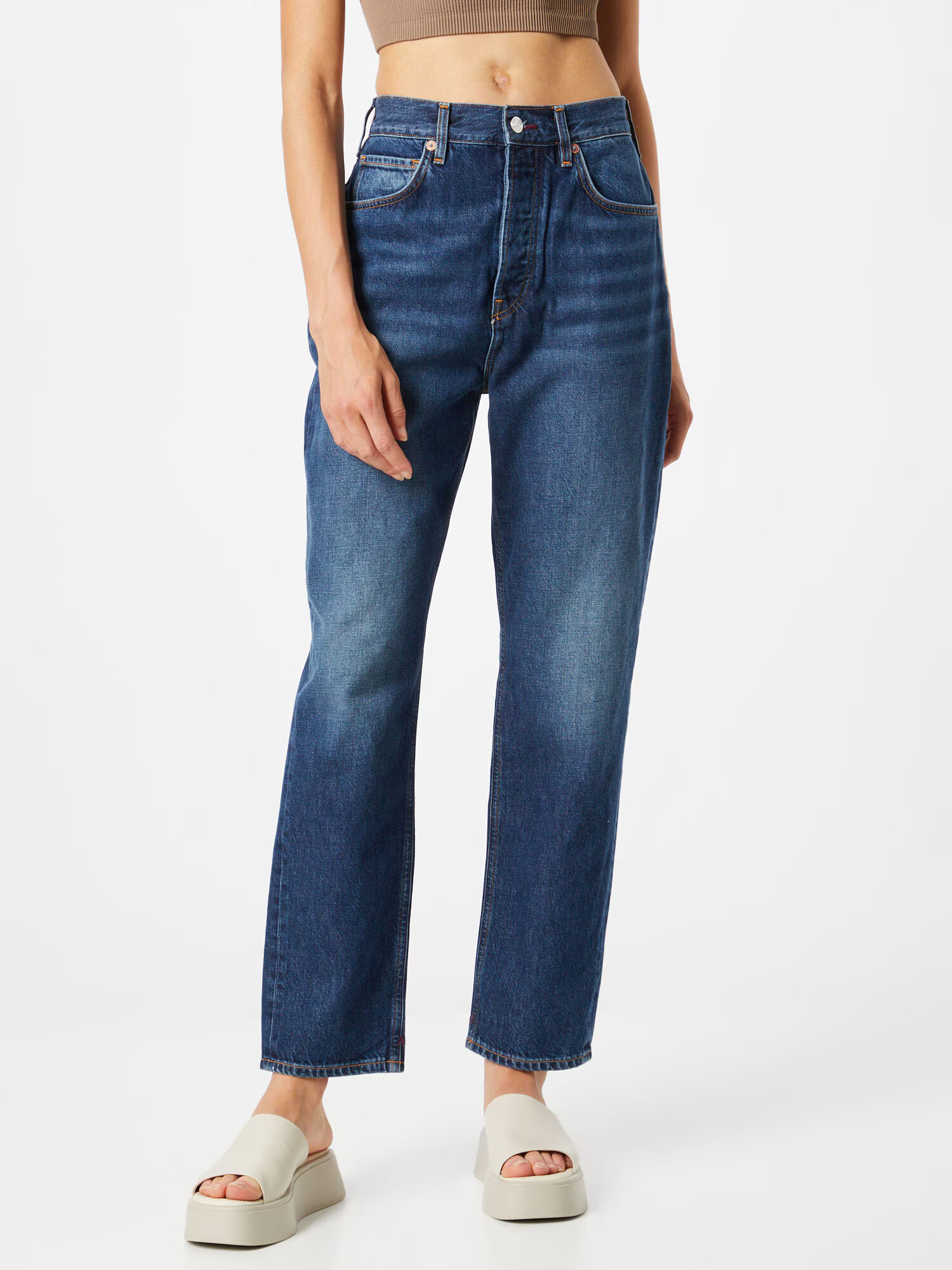 SCOTCH & SODA Kavbojke 'The Bay boyfriend jeans in organic cotto' moder denim - Pepit.si