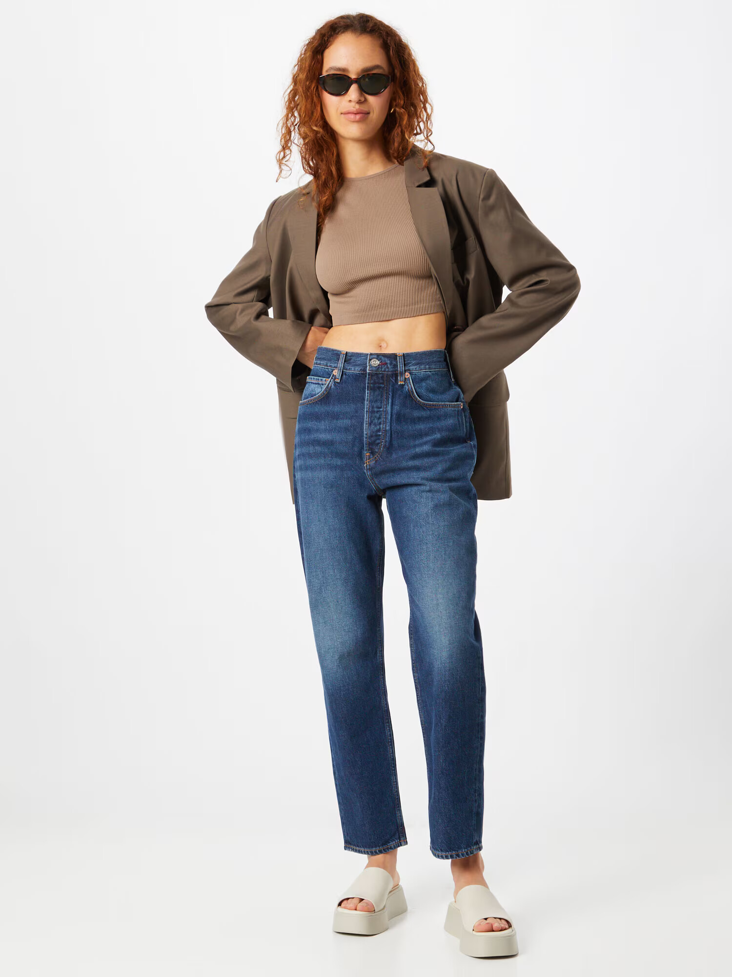 SCOTCH & SODA Kavbojke 'The Bay boyfriend jeans in organic cotto' moder denim - Pepit.si