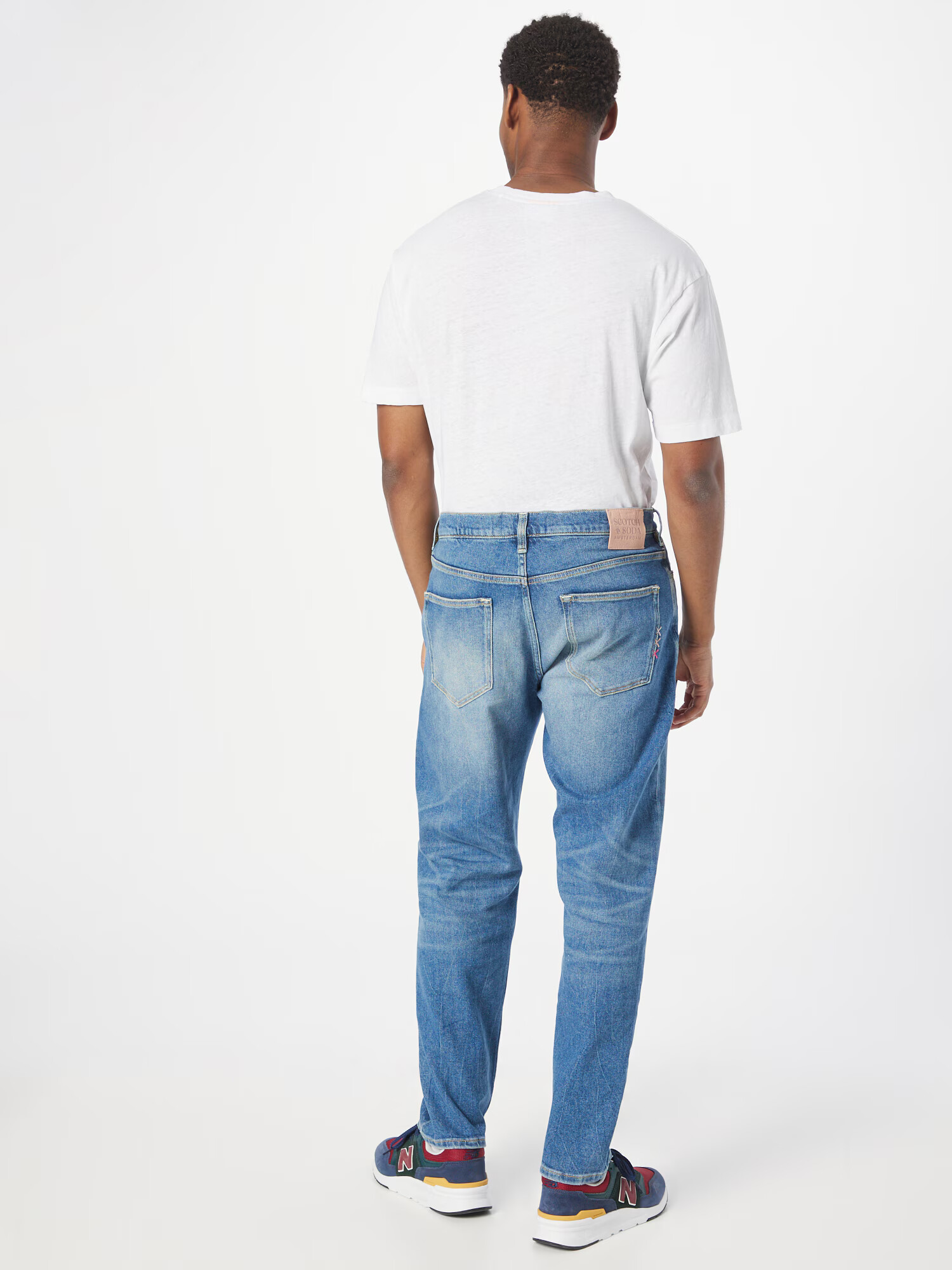 SCOTCH & SODA Kavbojke 'The Drop regular tapered jeans — Blue Li' moder denim - Pepit.si