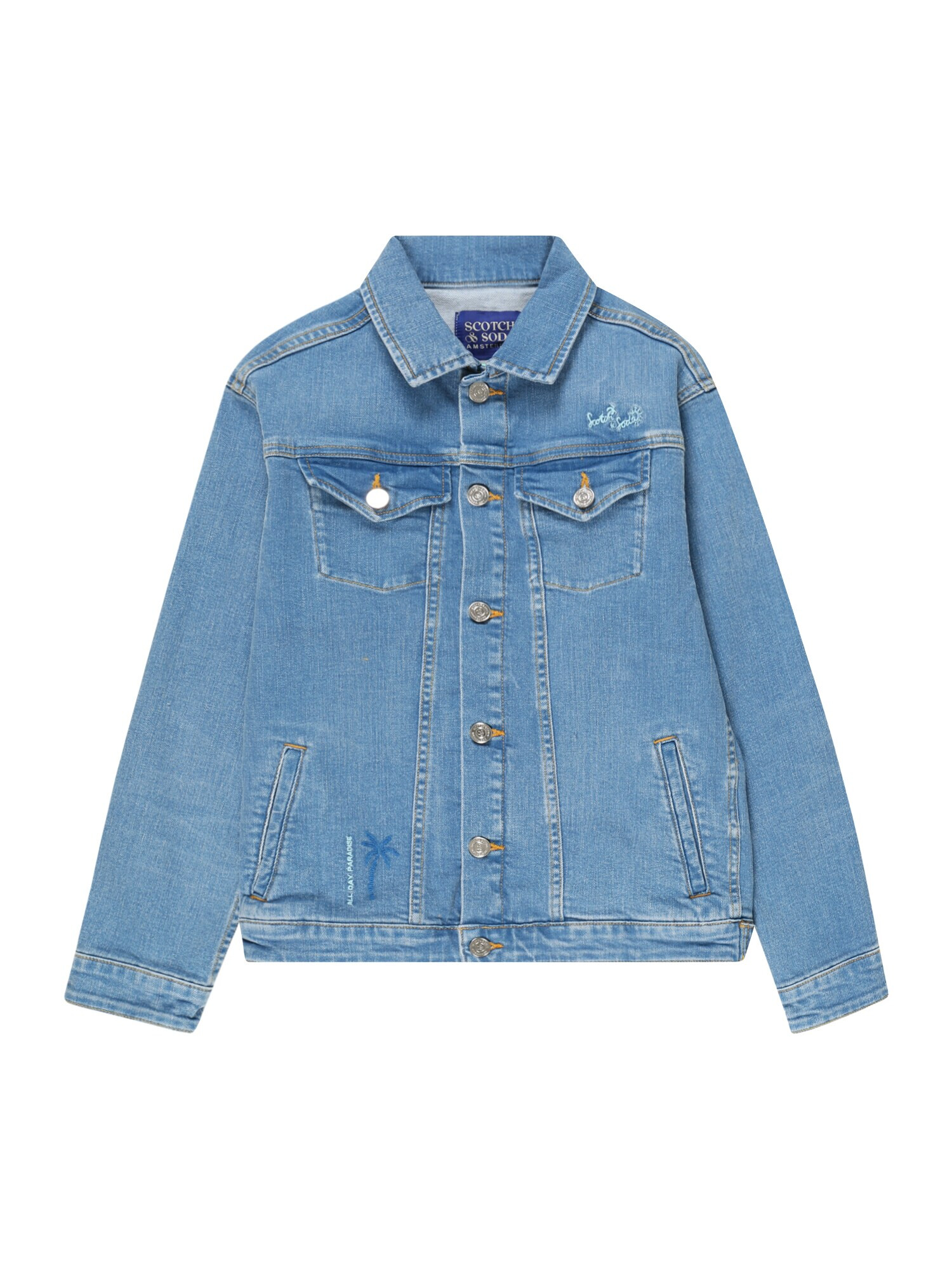 SCOTCH & SODA Prehodna jakna moder denim - Pepit.si