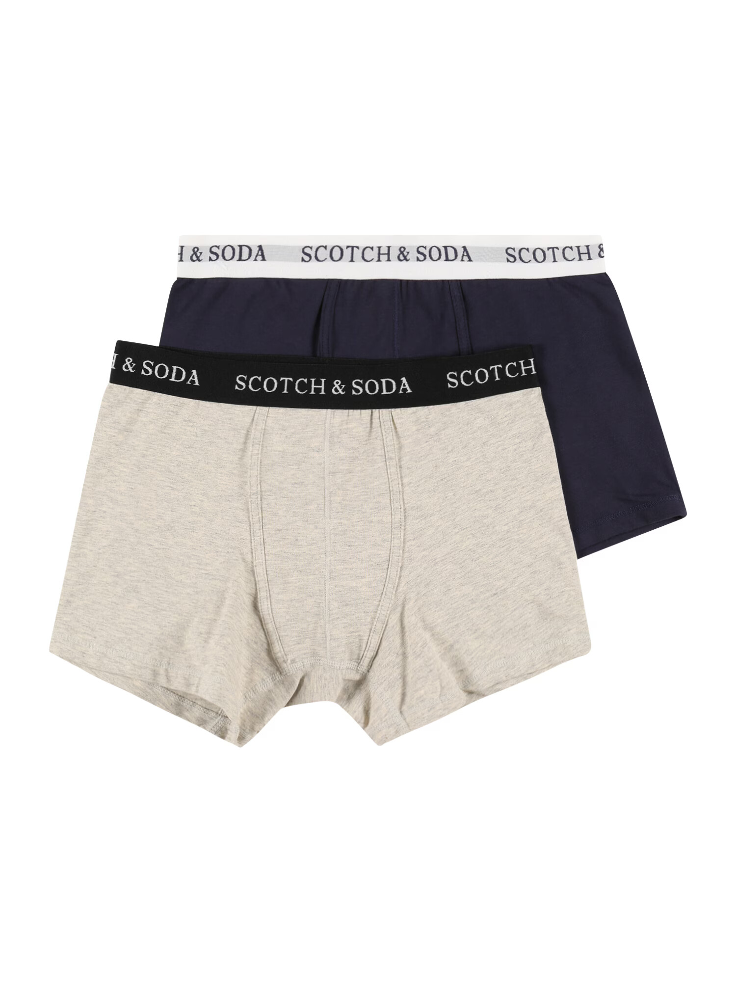 SCOTCH & SODA Spodnjice marine / pegasto siva / bela / črna - Pepit.si