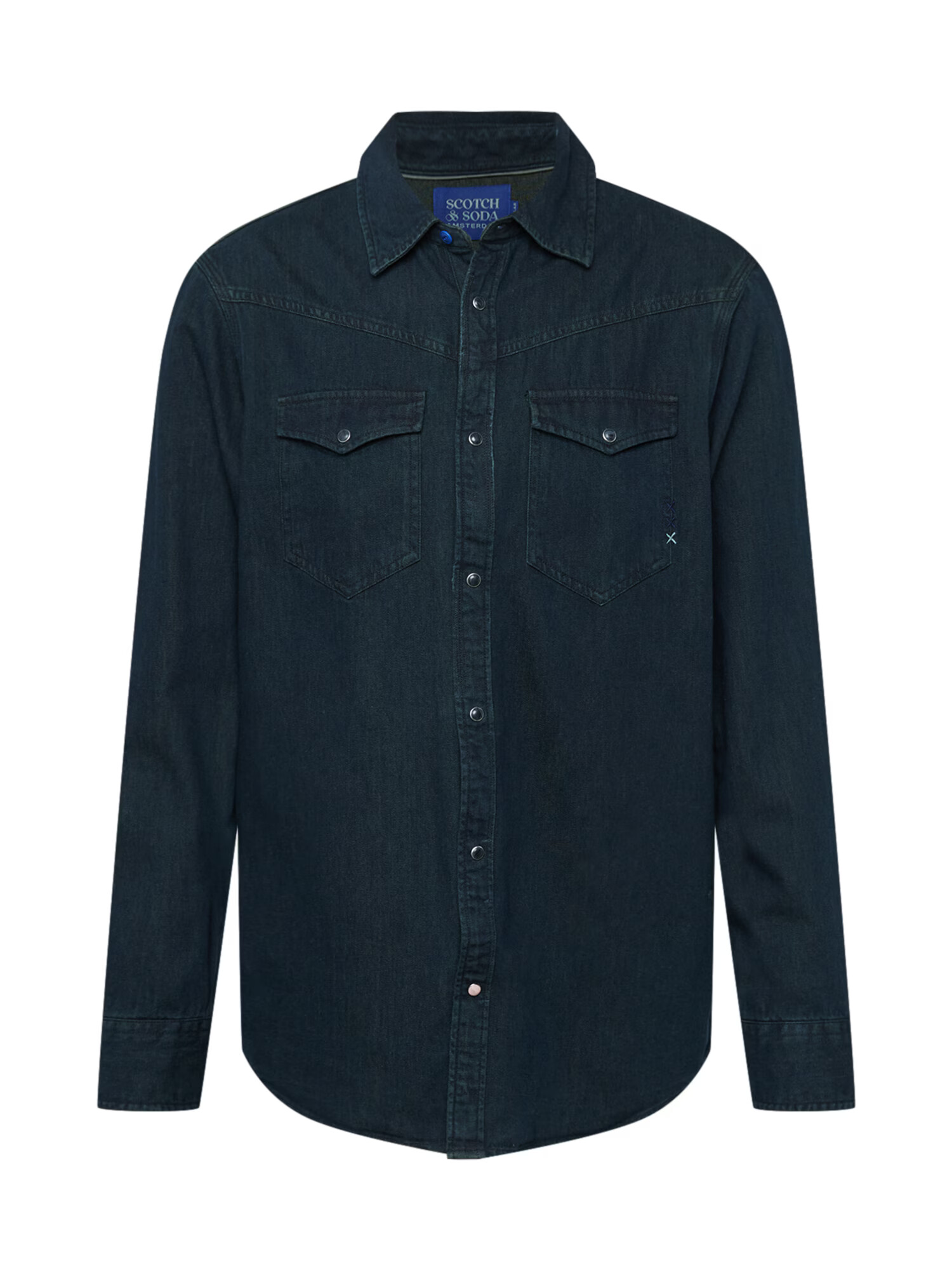 SCOTCH & SODA Srajca moder denim - Pepit.si