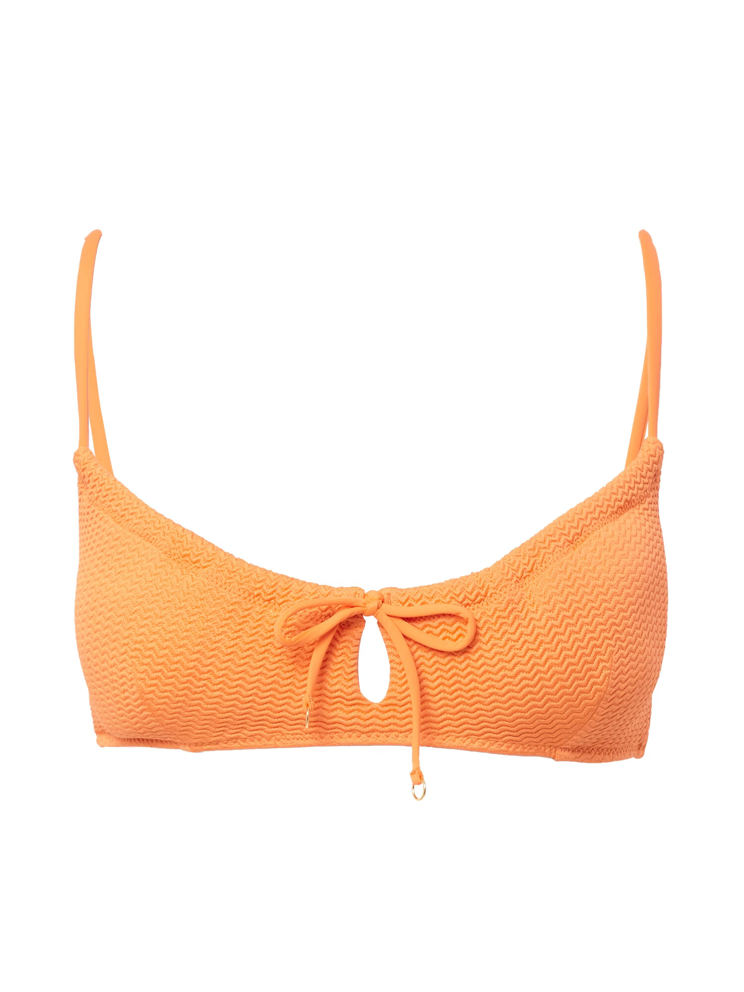 Seafolly Bikini zgornji del 'Drawstring' mandarina - Pepit.si