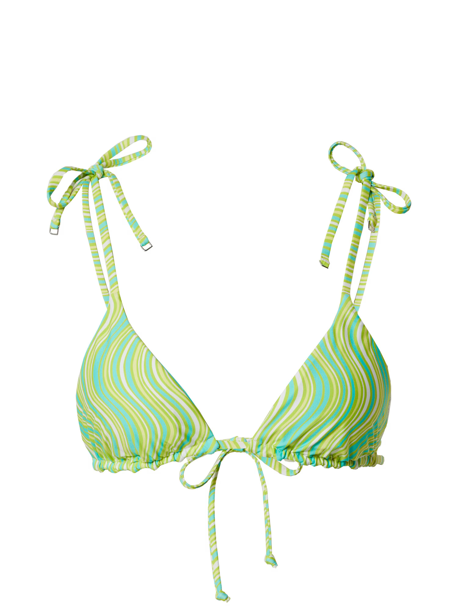 Seafolly Bikini zgornji del zelena / limeta / meta - Pepit.si