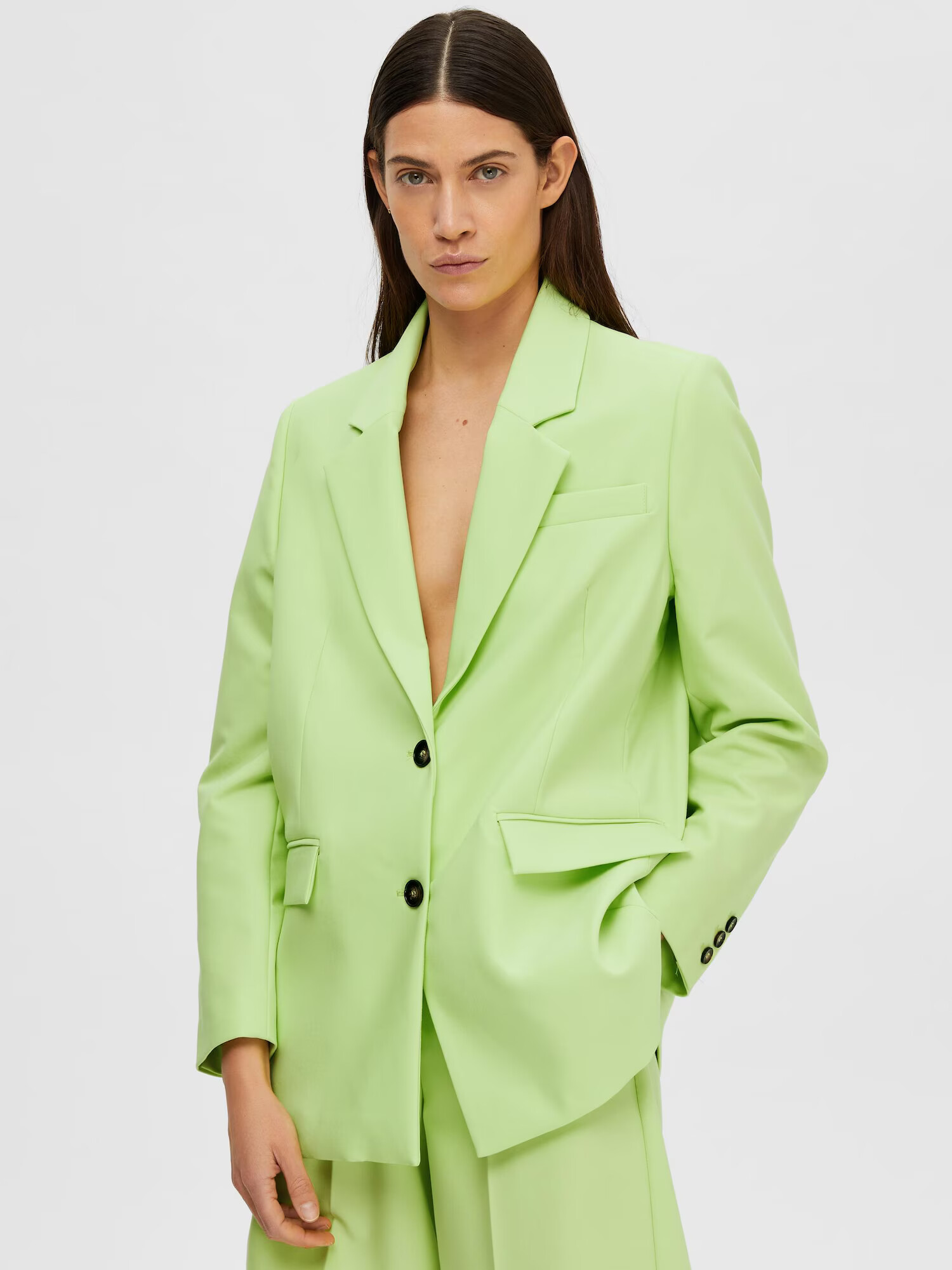 SELECTED FEMME Blazer 'Binna' svetlo zelena - Pepit.si