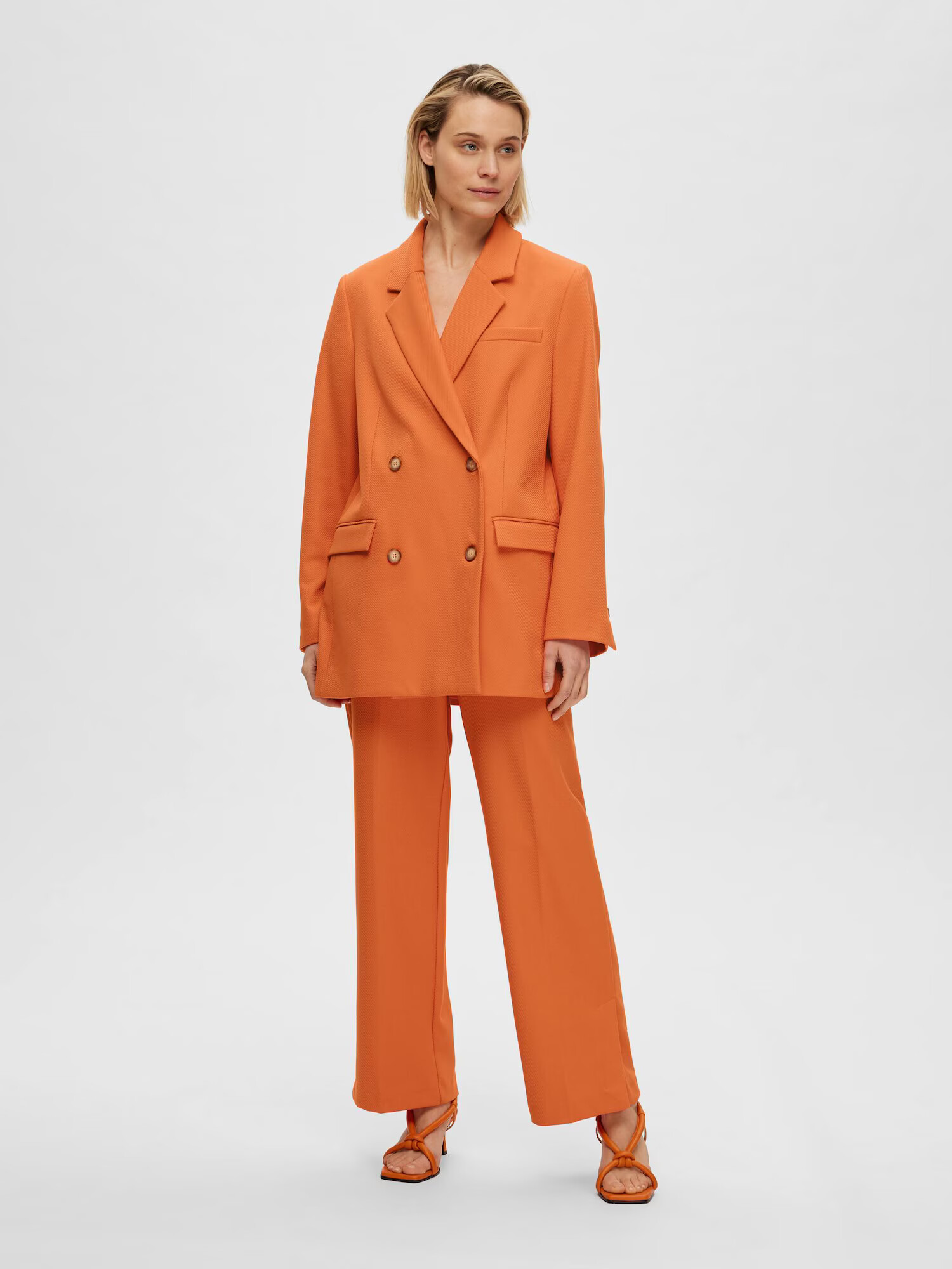 SELECTED FEMME Blazer oranžna - Pepit.si