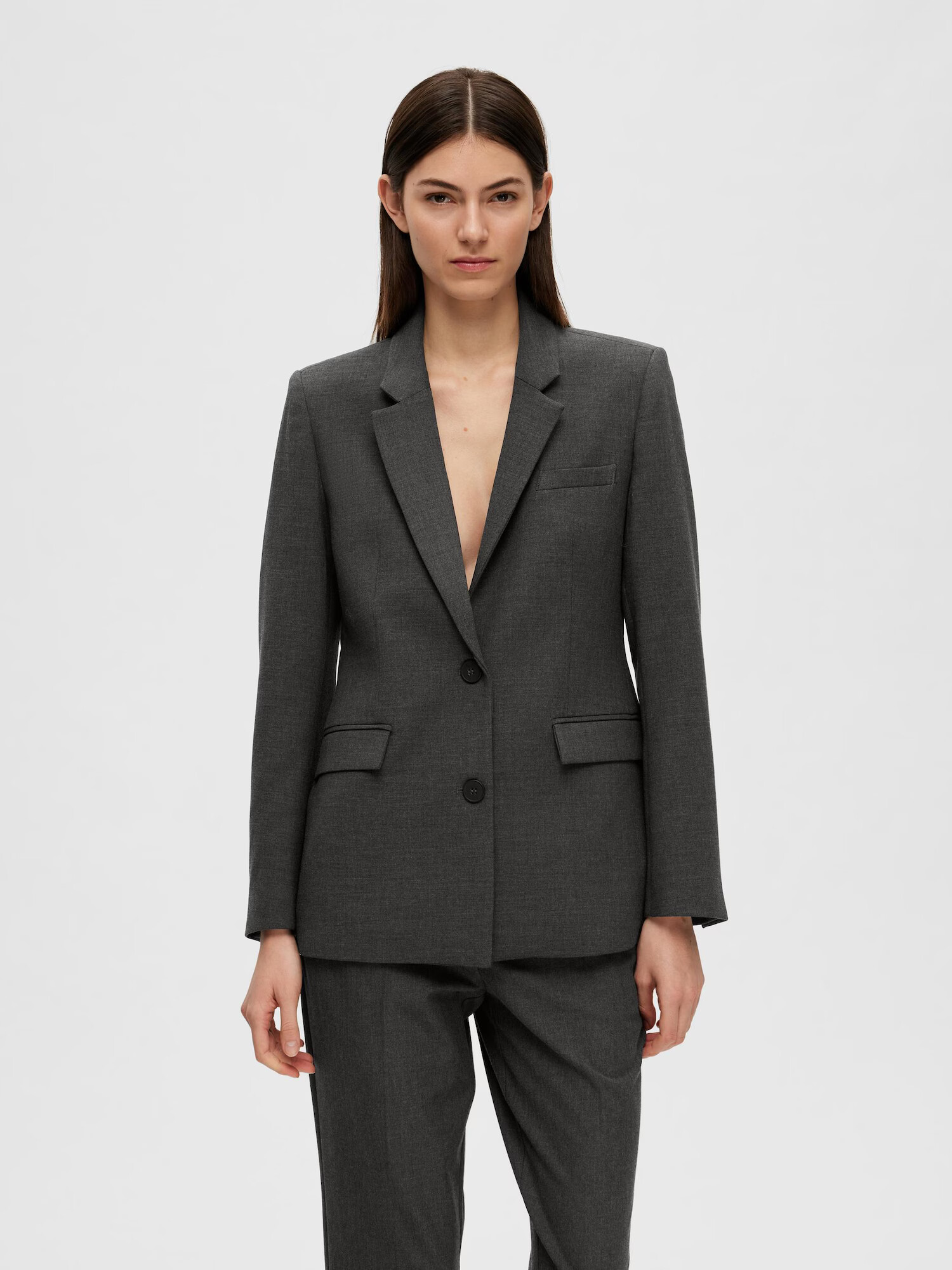 SELECTED FEMME Blazer 'Rita' temno siva - Pepit.si