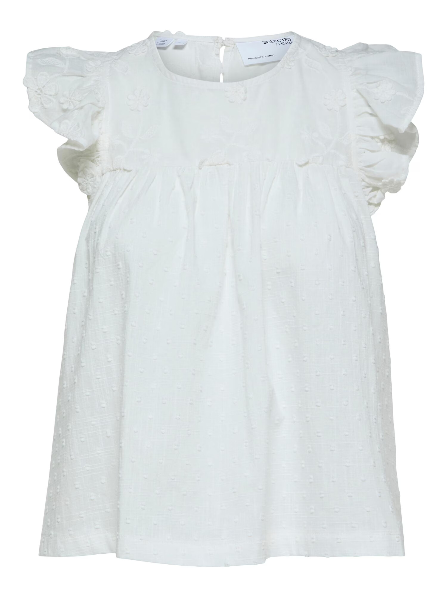 SELECTED FEMME Bluza 'Bett' bela - Pepit.si