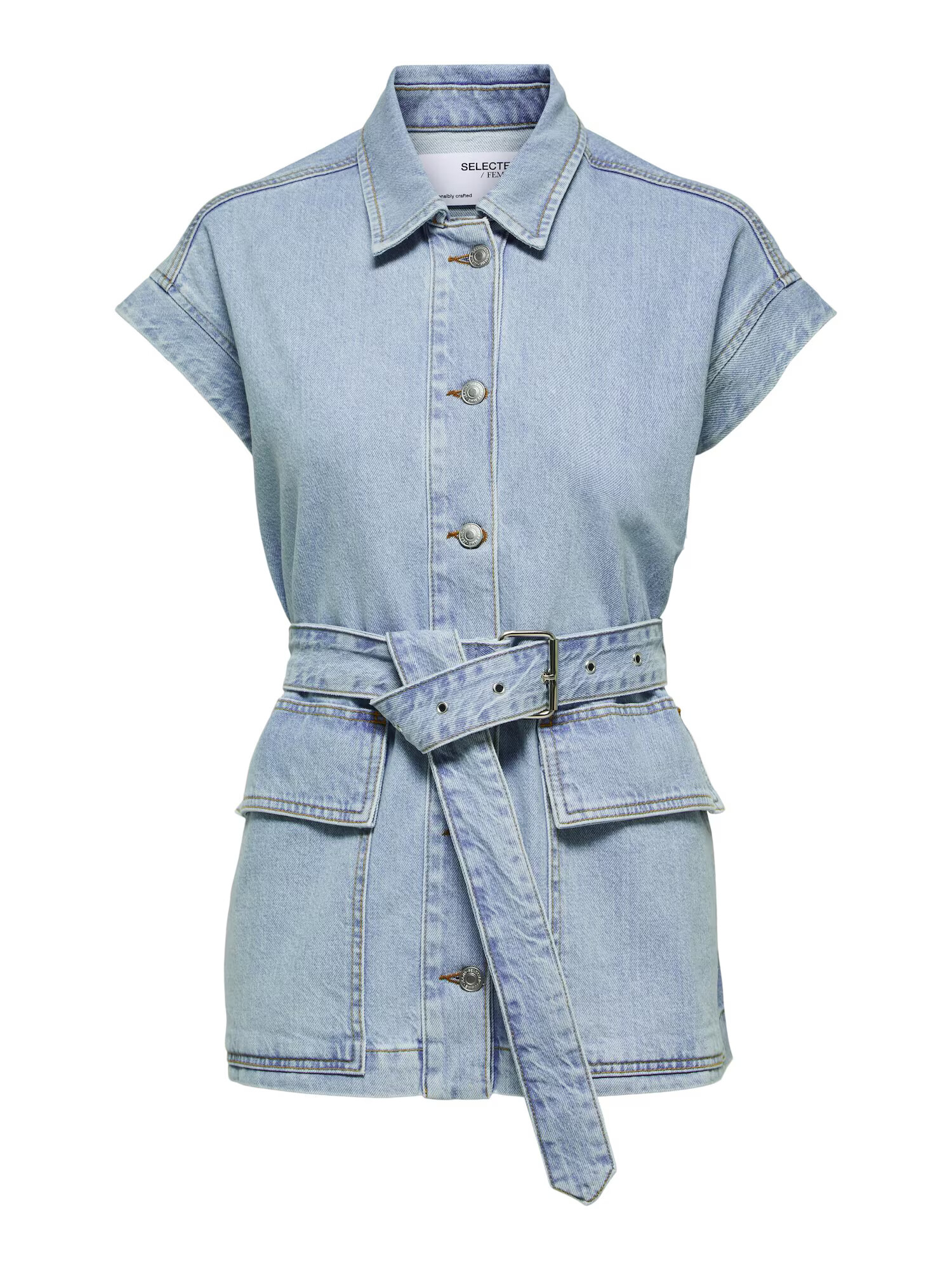 SELECTED FEMME Bluza moder denim - Pepit.si