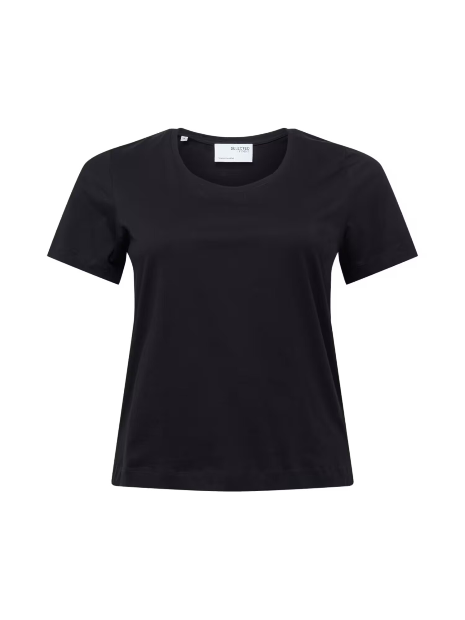 Selected Femme Curve T-Shirt črna - Pepit.si