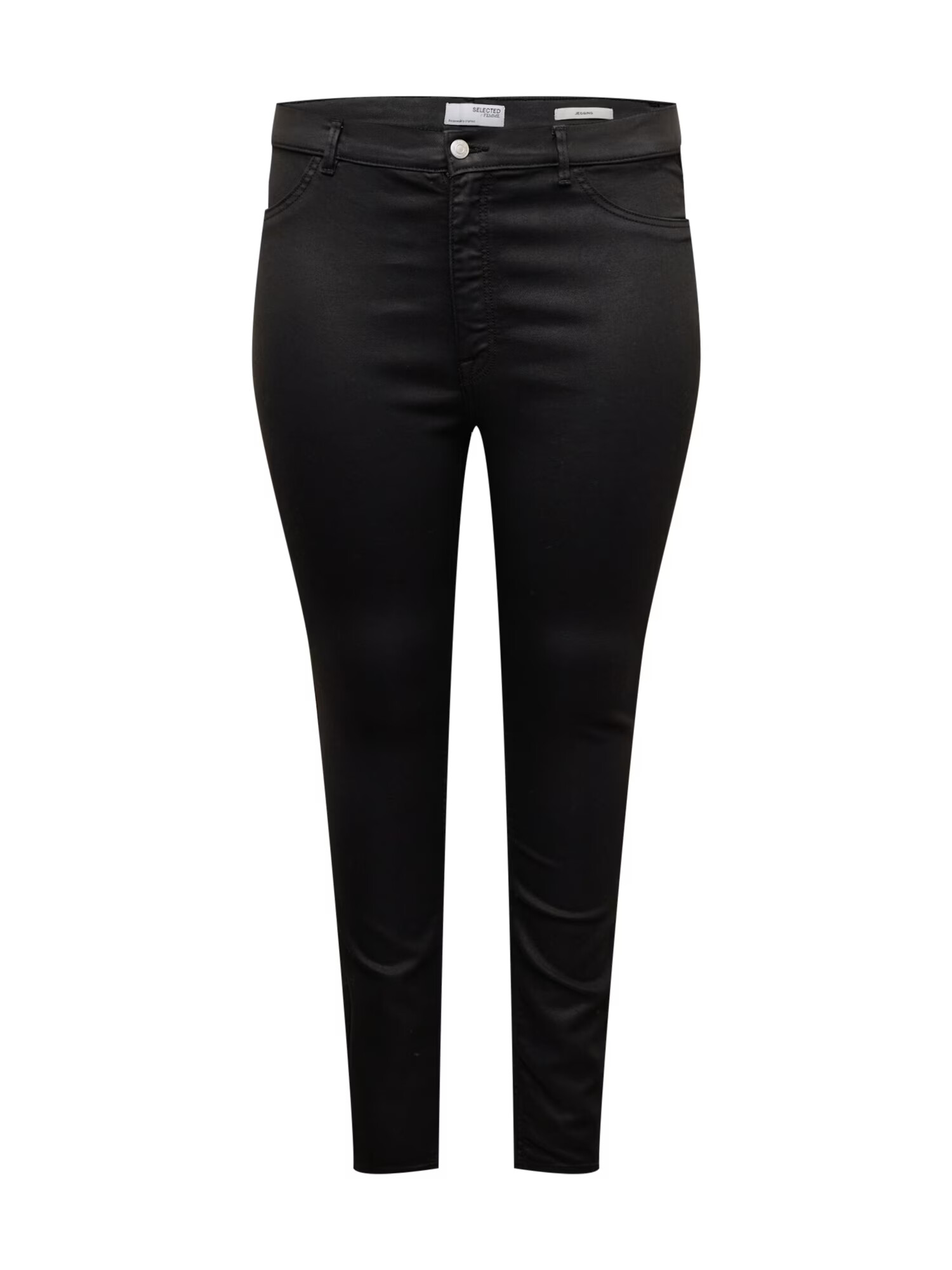 Selected Femme Curve Jeans pajkice 'CURVE' črna - Pepit.si