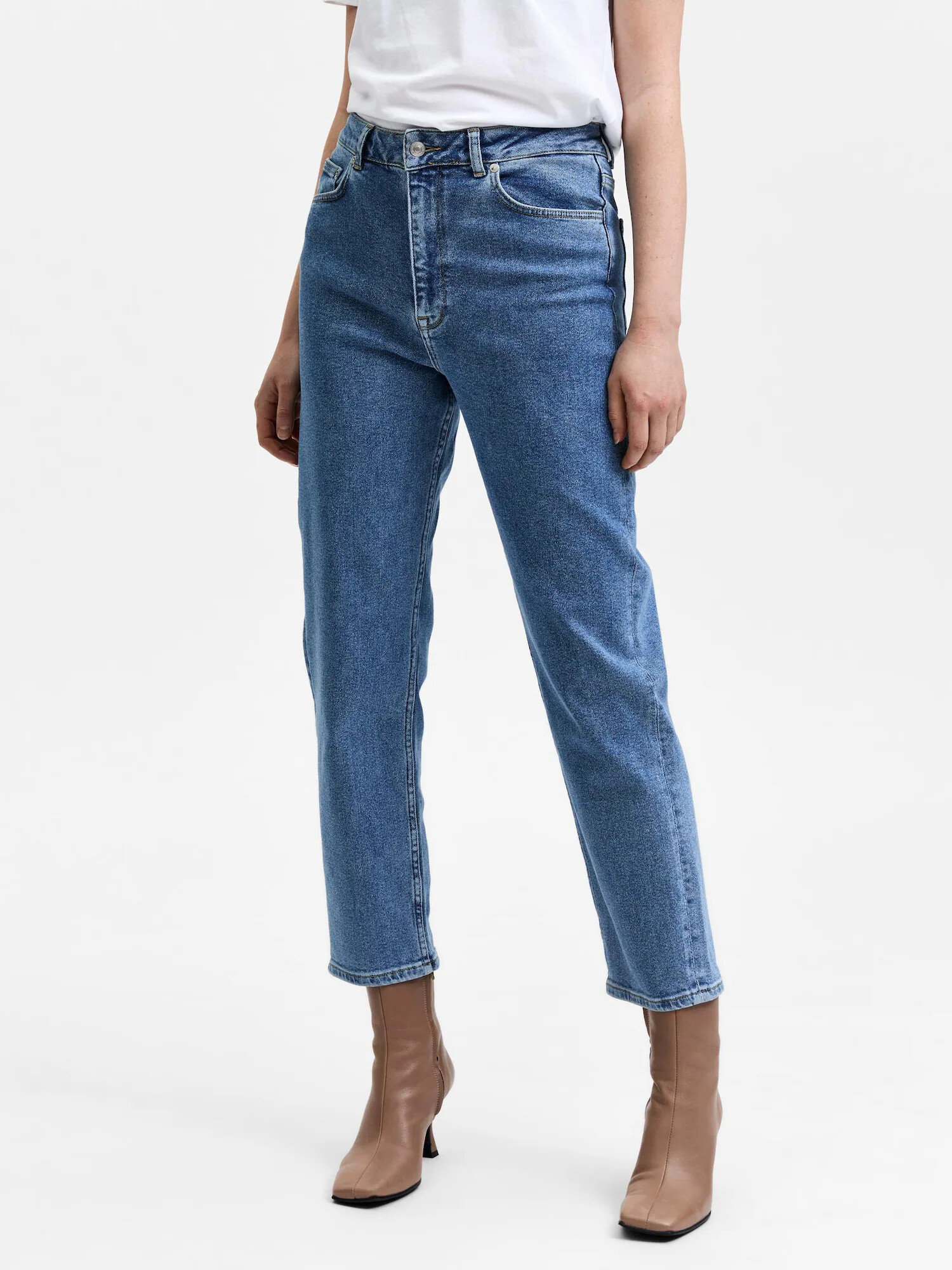 SELECTED FEMME Kavbojke 'Emine' moder denim - Pepit.si