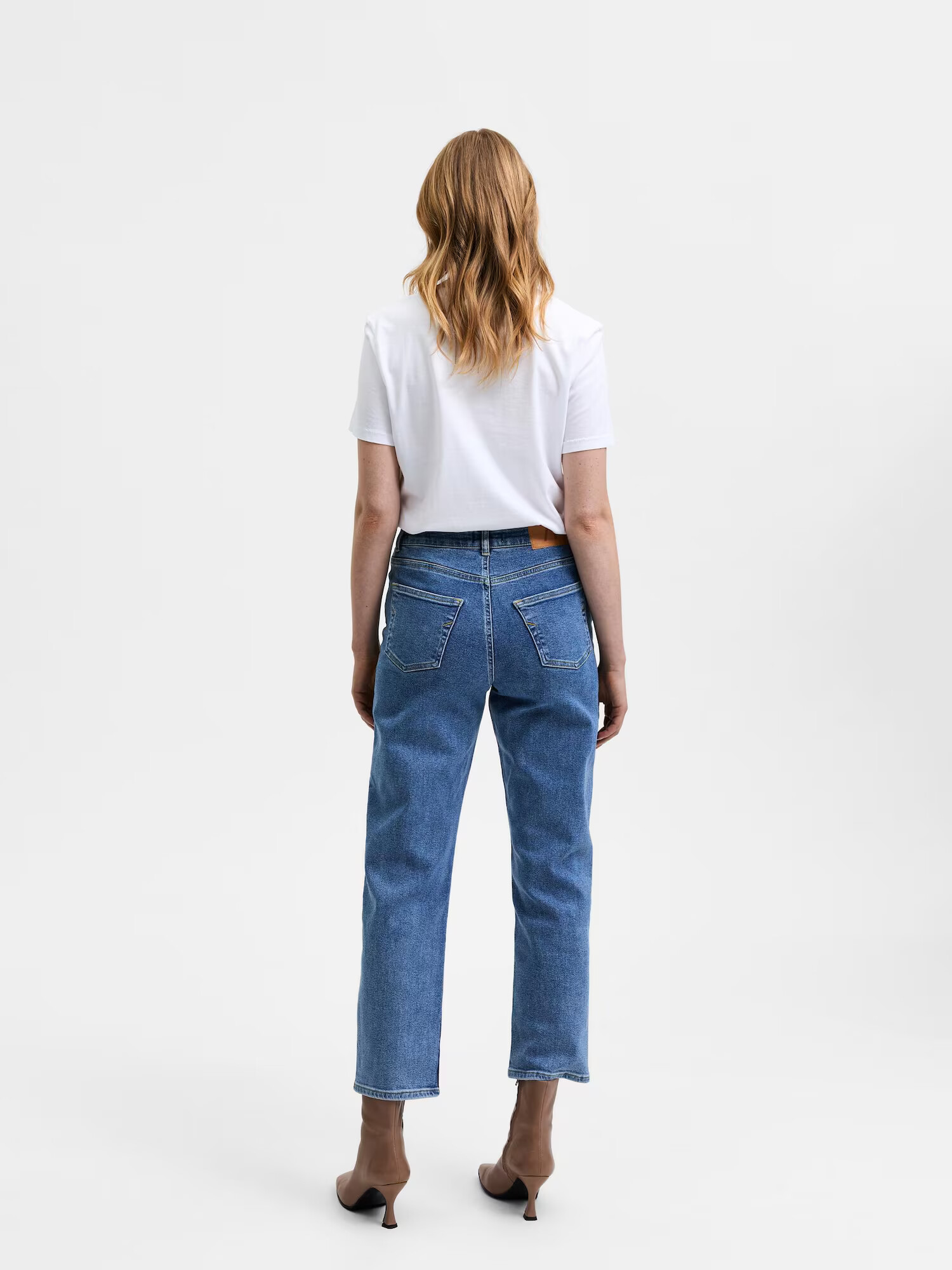 SELECTED FEMME Kavbojke 'Emine' moder denim - Pepit.si