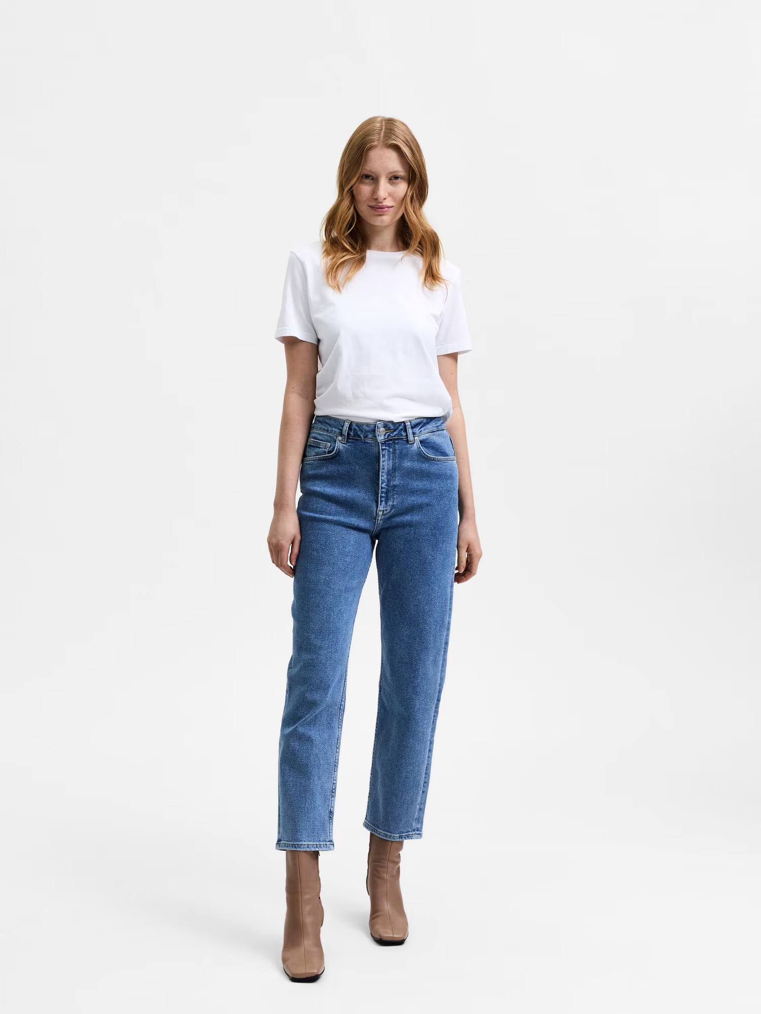 SELECTED FEMME Kavbojke 'Emine' moder denim - Pepit.si