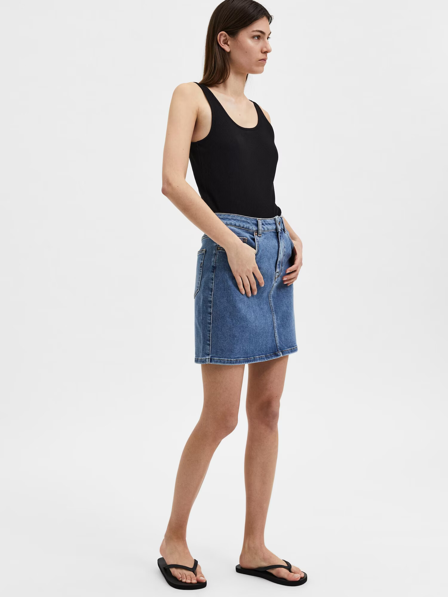 SELECTED FEMME Krilo 'Svava' moder denim - Pepit.si